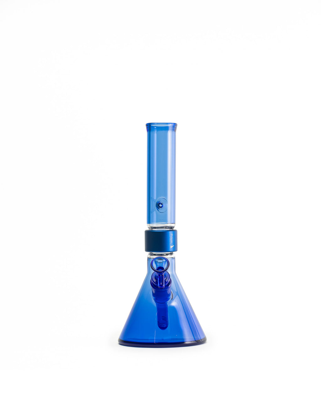 Prism Water Pipes - MINI Standard Monochrome Beaker Single Stack - Blueberry