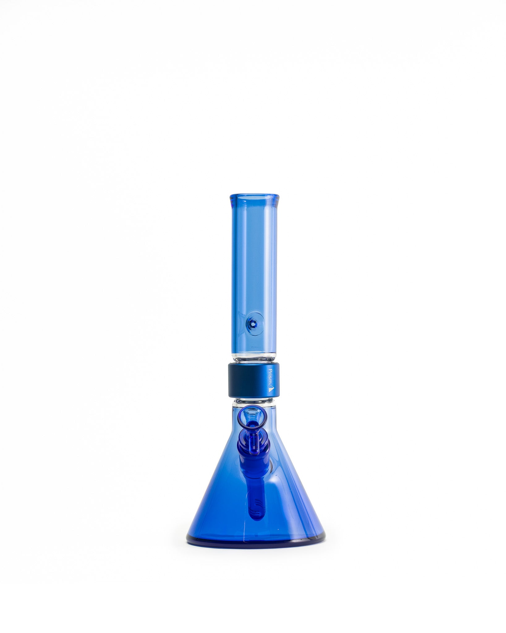 Prism Water Pipes - MINI Standard Monochrome Beaker Single Stack - Blueberry