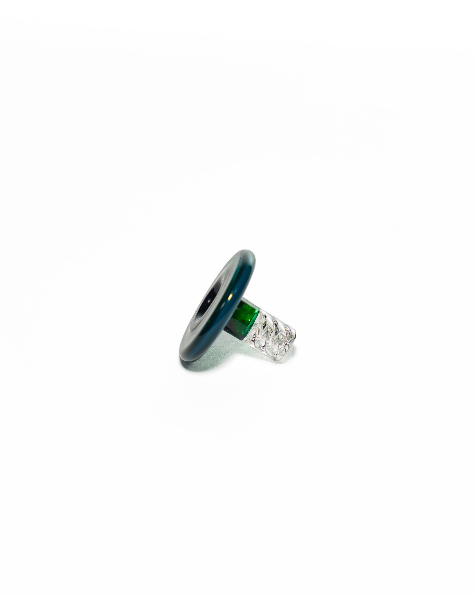 Bradley Miller Glass - Puffco Joystick Spinner - Green Money