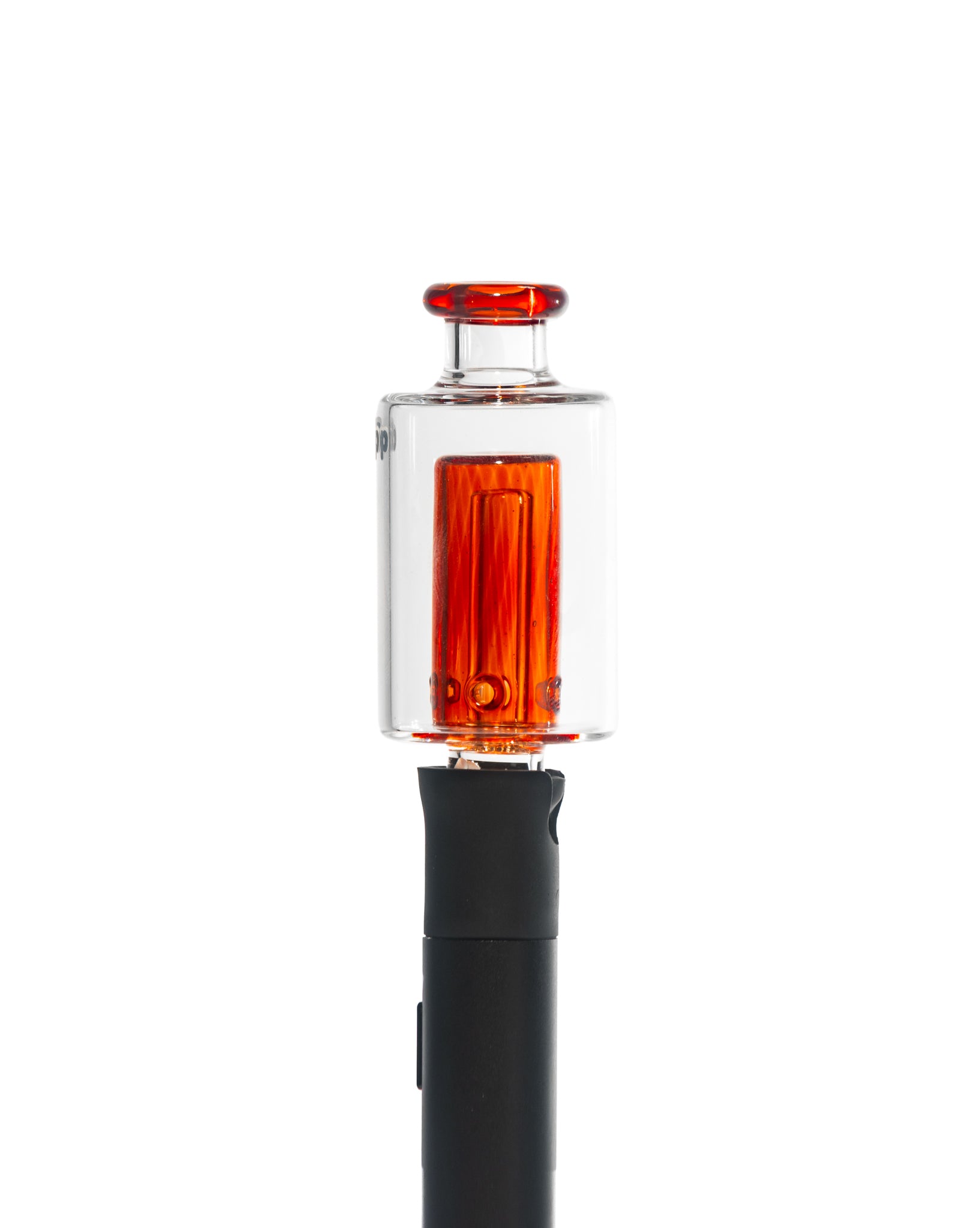 Dōp Glass - Pivot Bubbler - Red & Clear