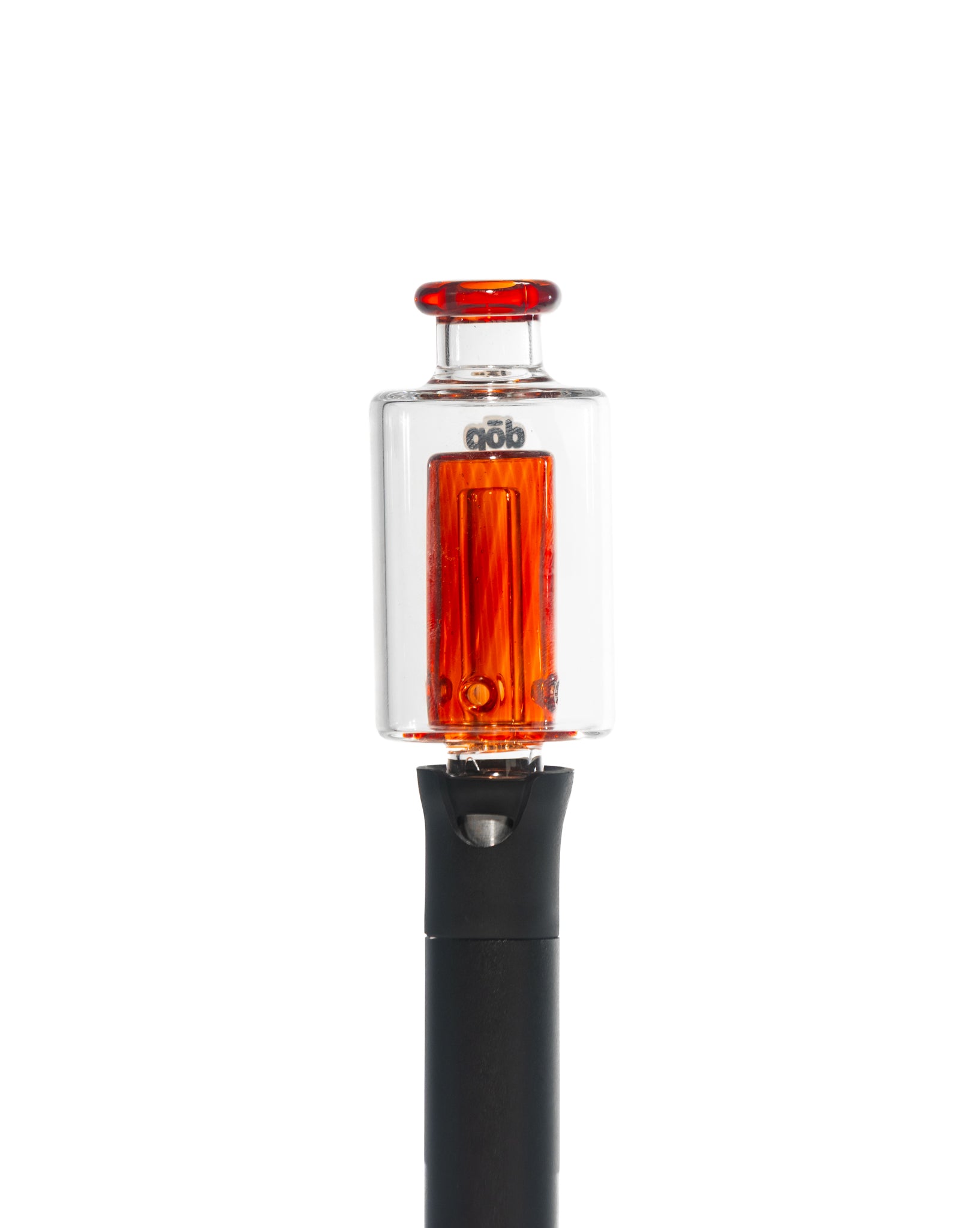 Dōp Glass - Pivot Bubbler - Red & Clear