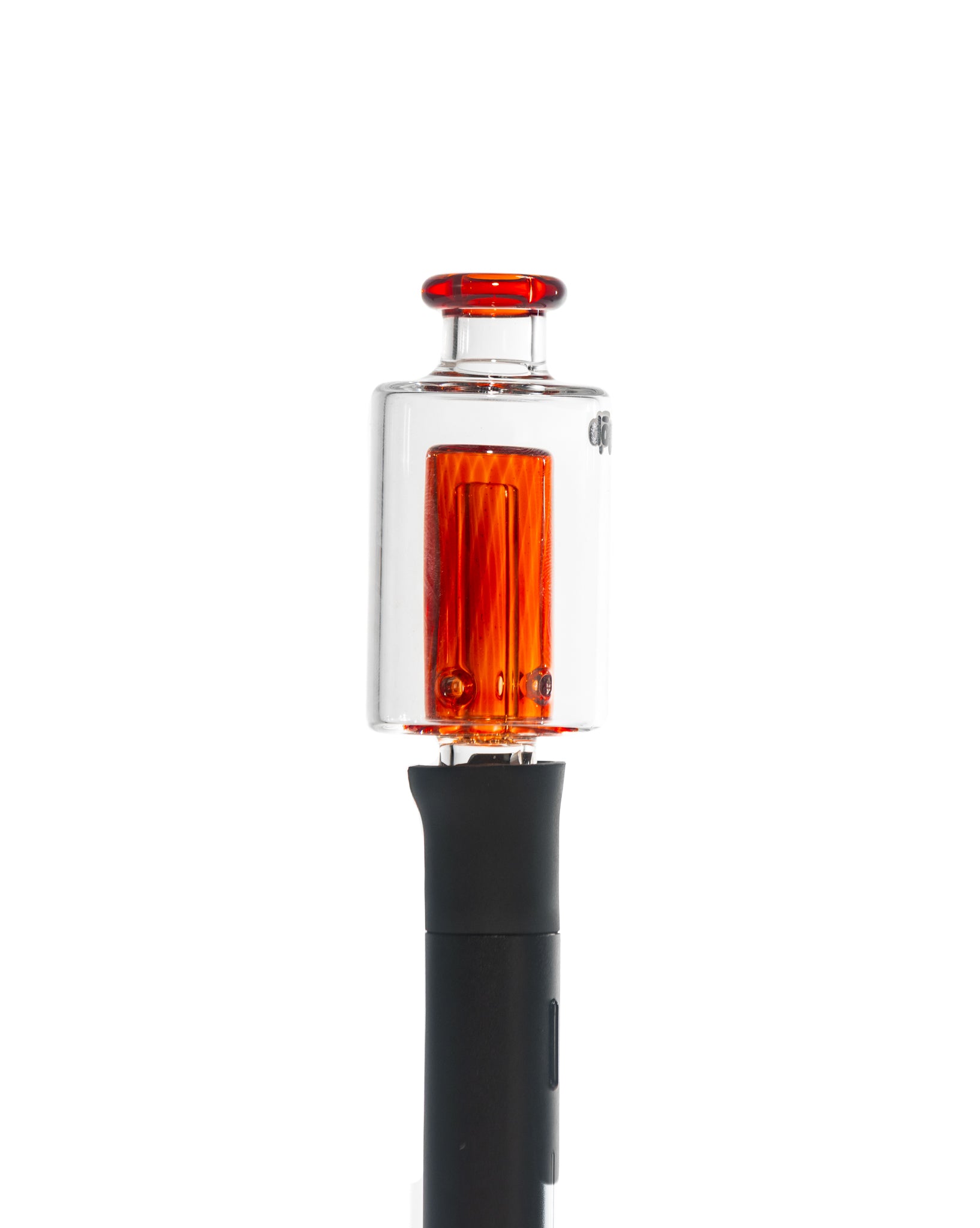 Dōp Glass - Pivot Bubbler - Red & Clear