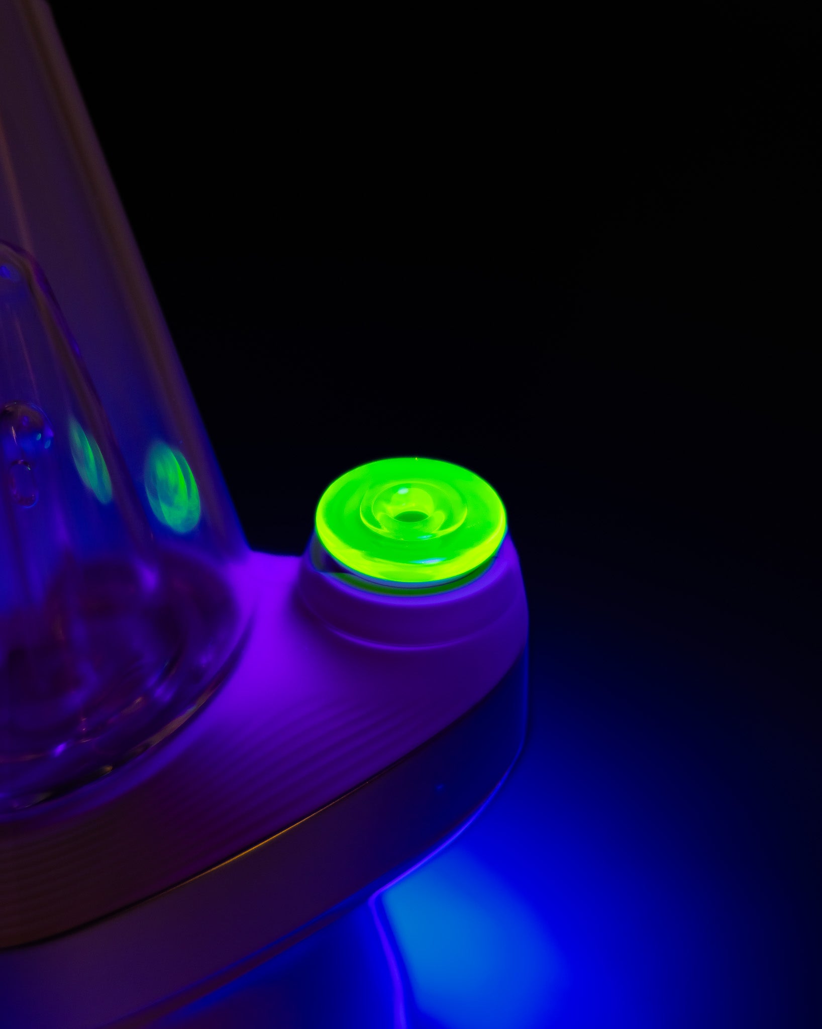 Bradley Miller Glass - Puffco Joystick Spinner - Citrine (UV)