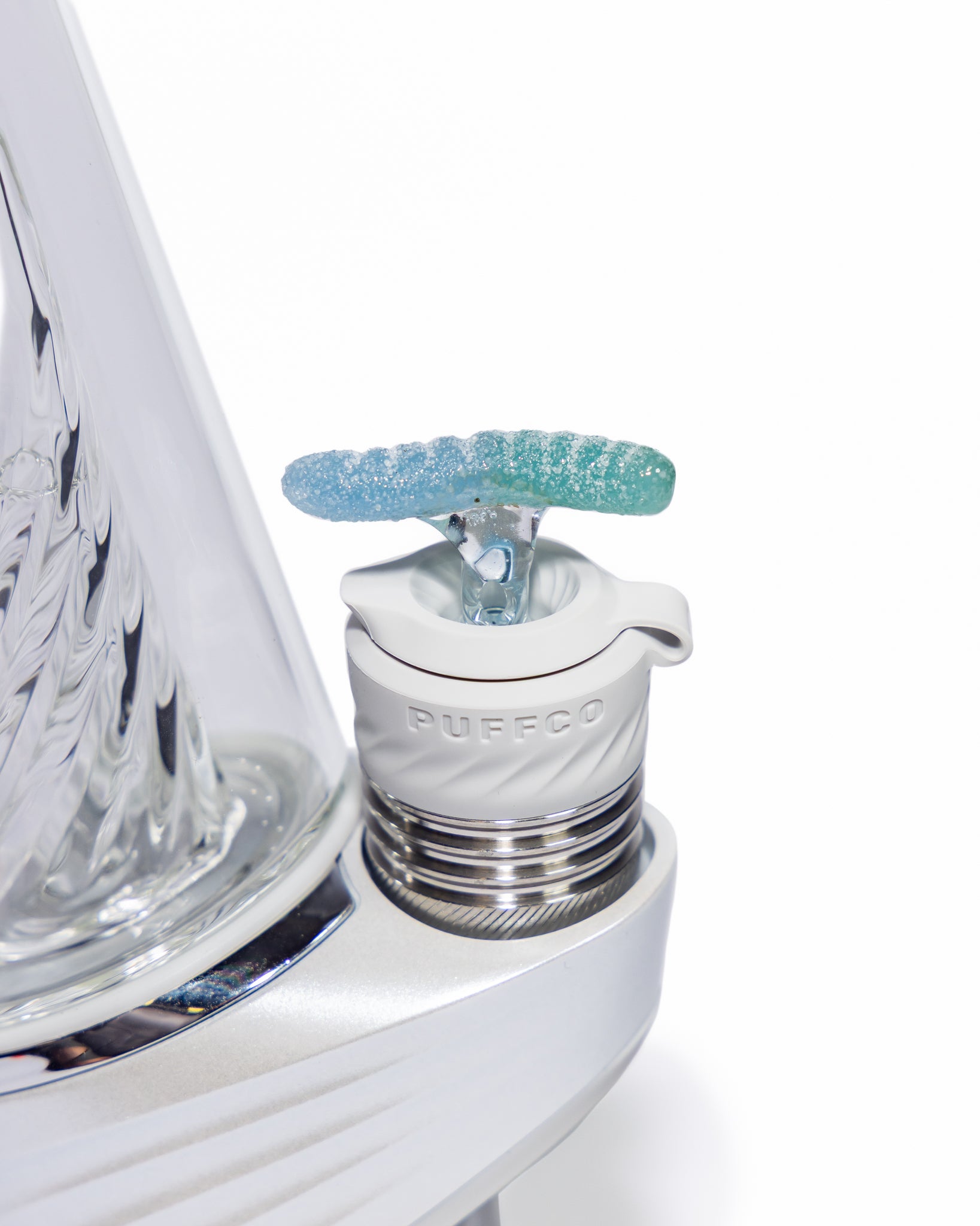 Emperial Glass - Sour Worm 3DXL Joystick Cap - Handmix Blue & Aqua