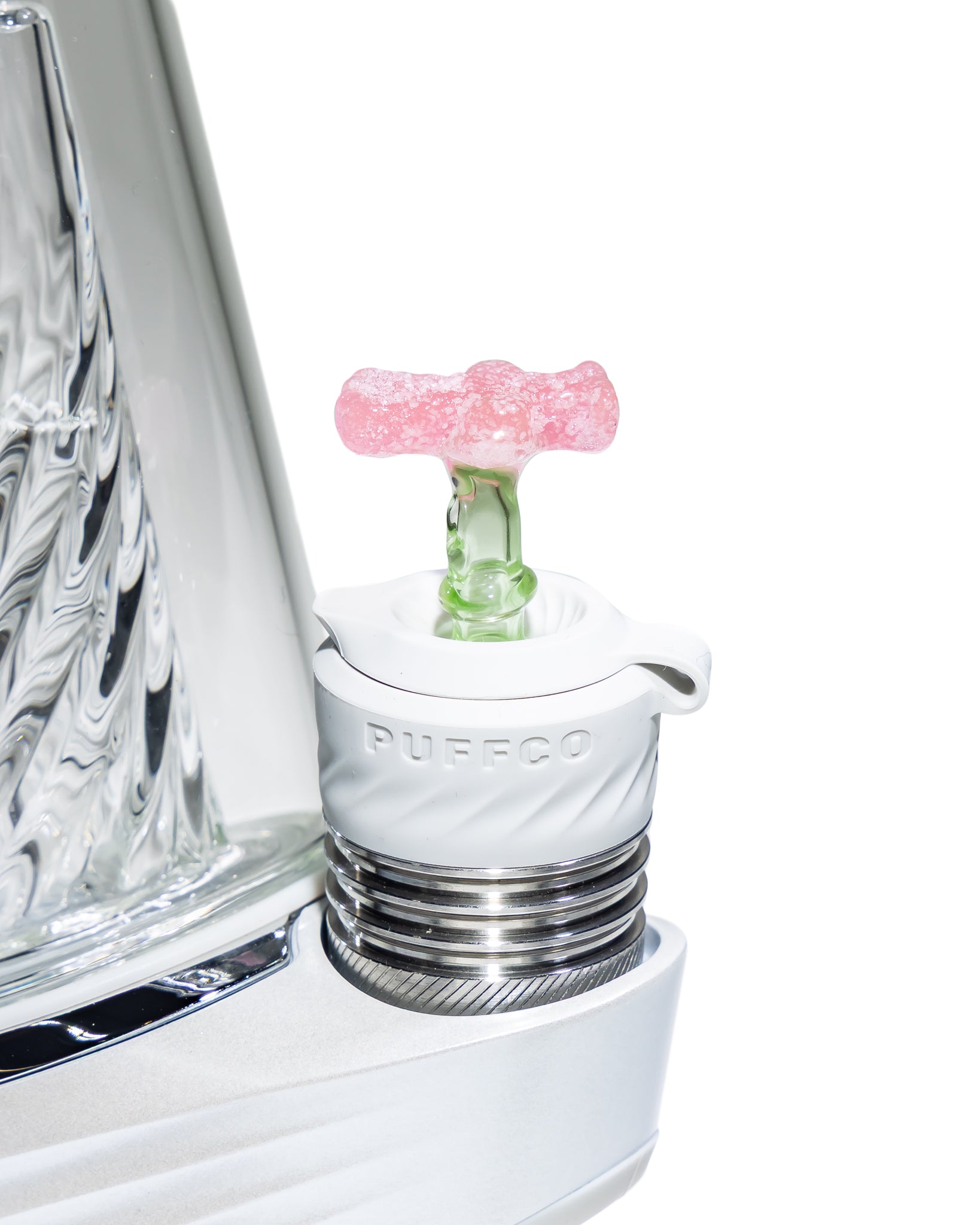 Emperial Glass - Sour Patch 3DXL Joystick Cap - Lime & Handmix Pink