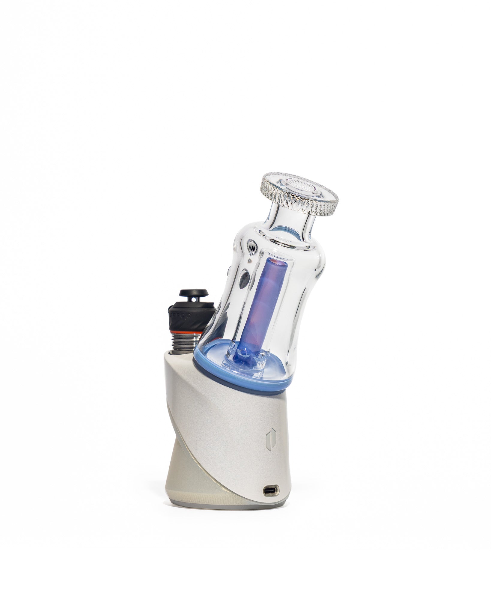 Mac White Glass - Puffco Bubbler Attachment - Opal Skyline