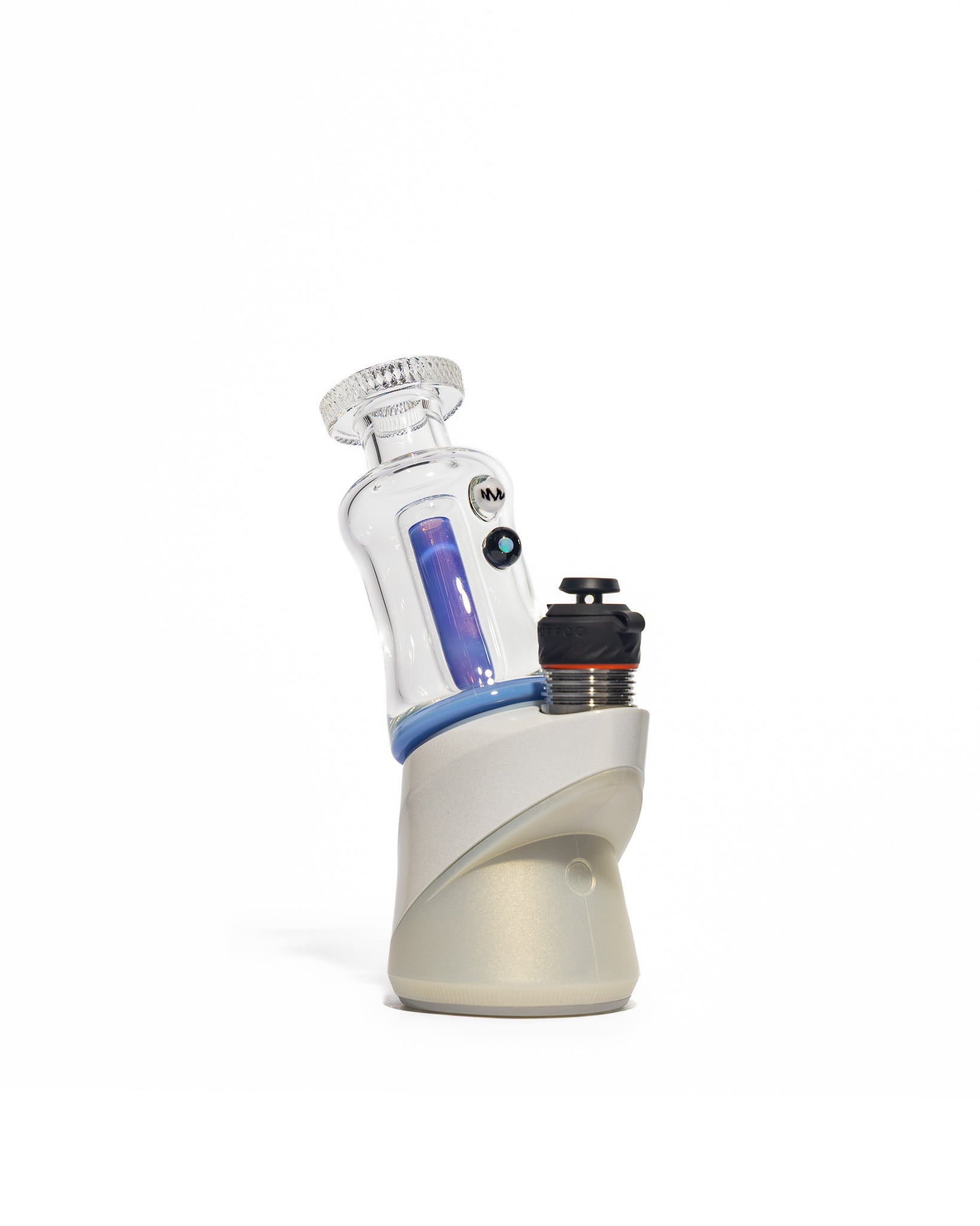 Mac White Glass - Puffco Bubbler Attachment - Opal Skyline