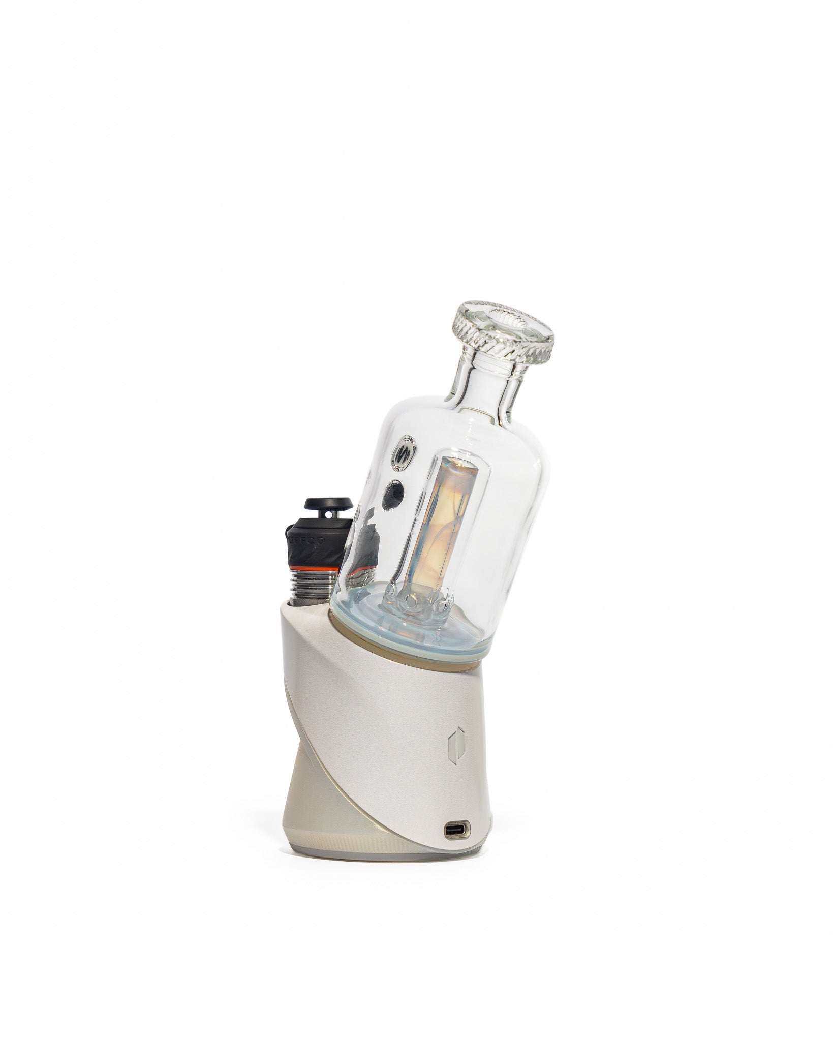 Mac White Glass - Puffco Bubbler Attachment - Mirage (CFL)