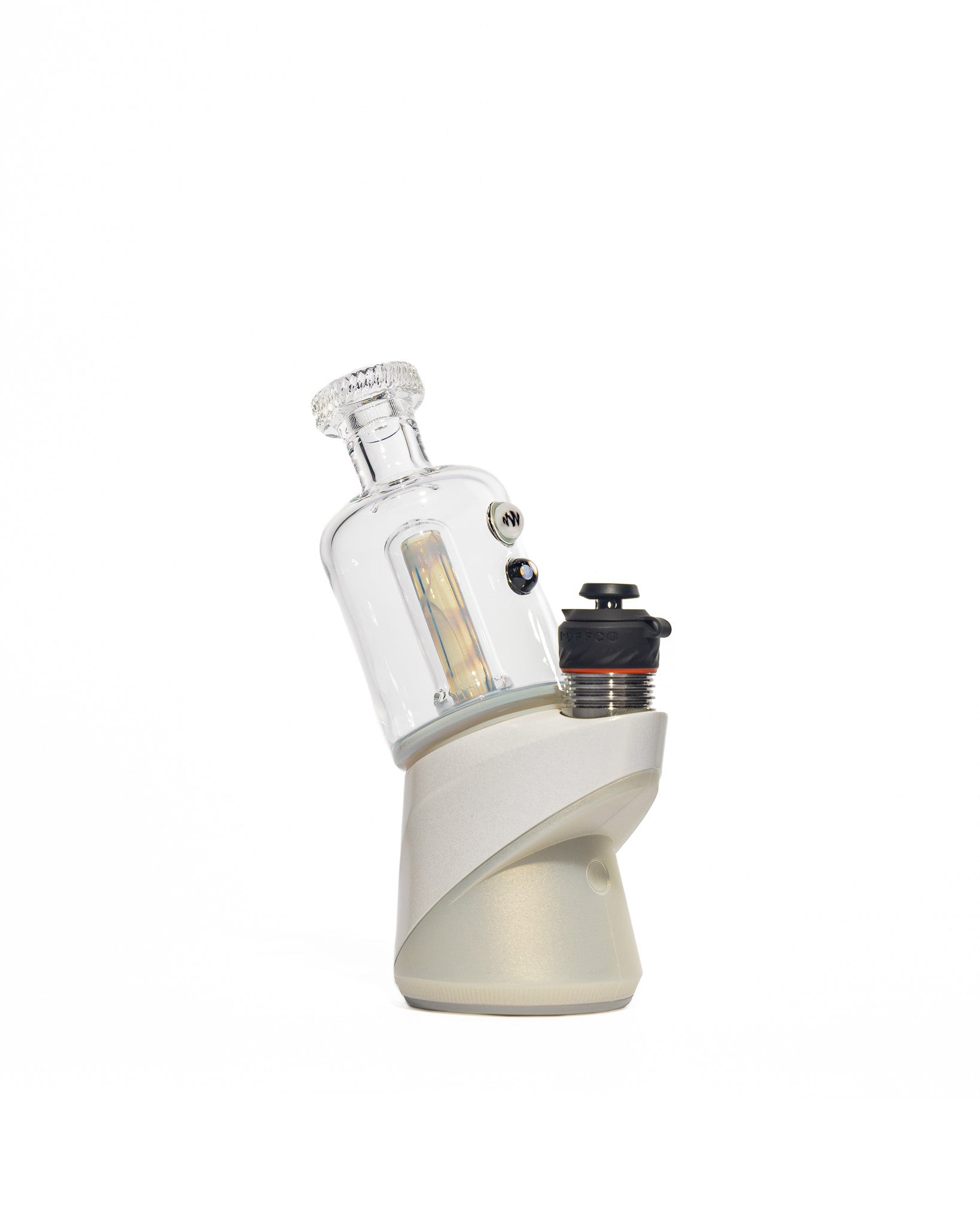 Mac White Glass - Puffco Bubbler Attachment - Mirage (CFL)