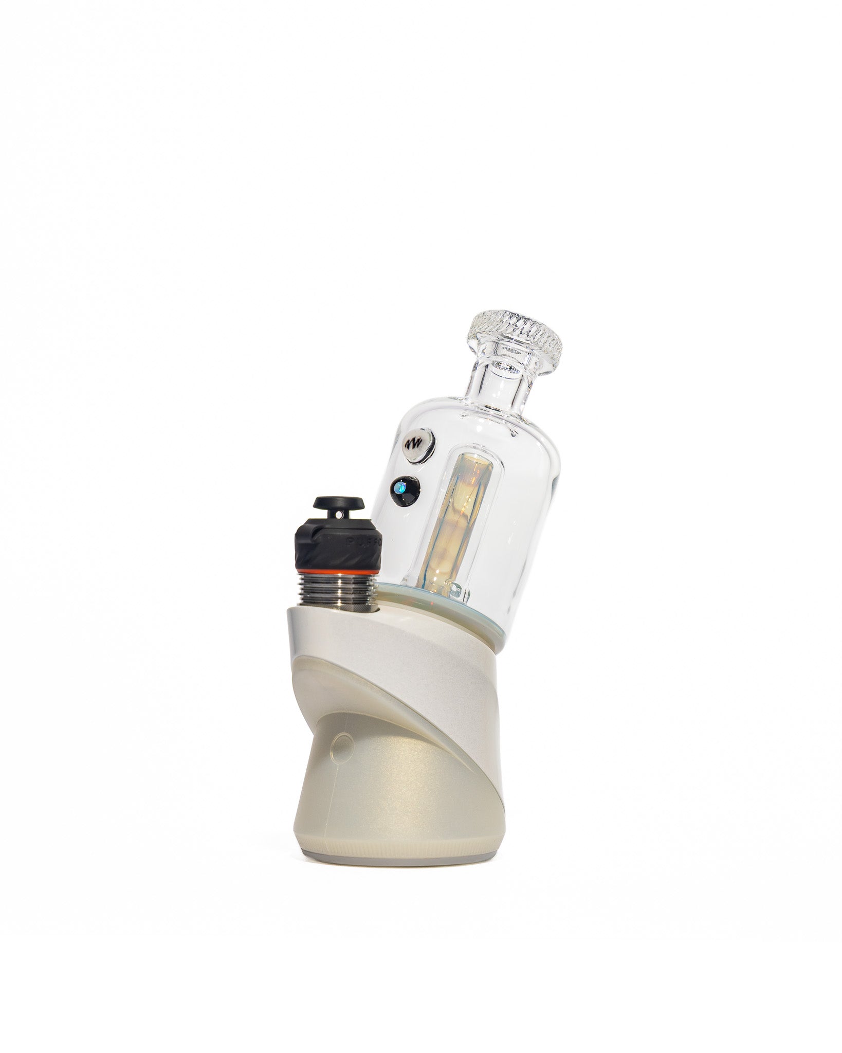 Mac White Glass - Puffco Bubbler Attachment - Mirage (CFL)
