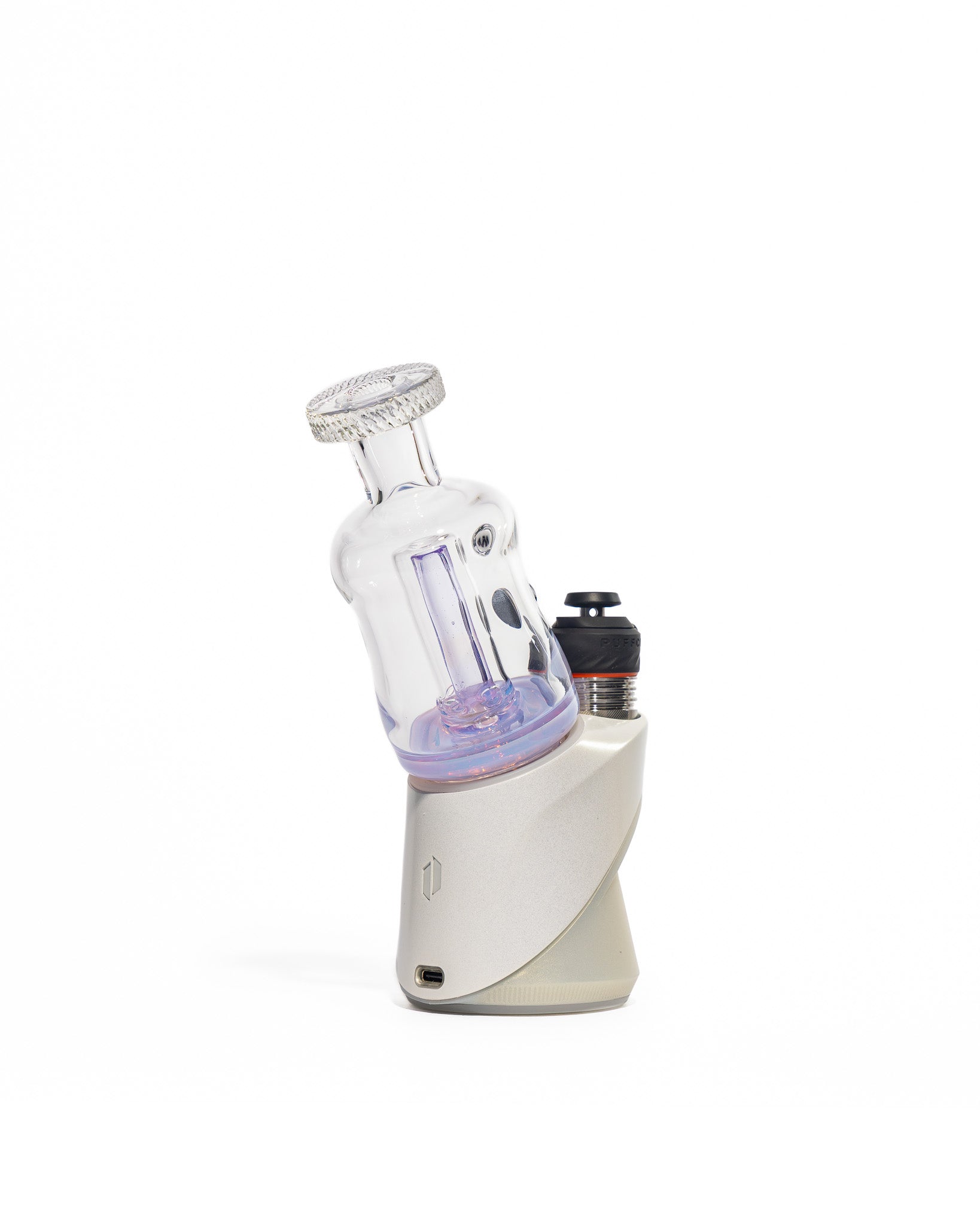 Mac White Glass - Puffco Bubbler Attachment - Lucid (CFL)