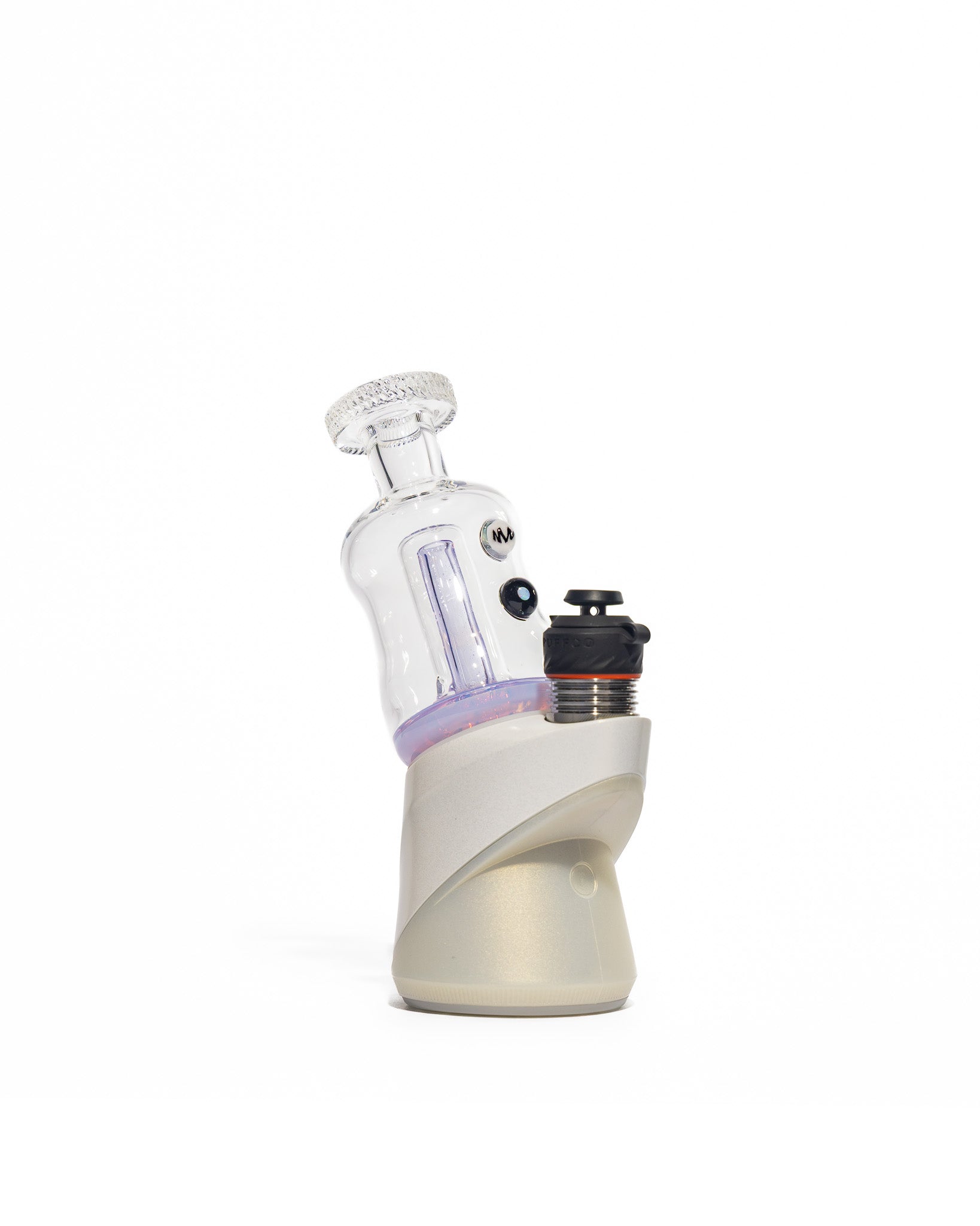 Mac White Glass - Puffco Bubbler Attachment - Lucid (CFL)