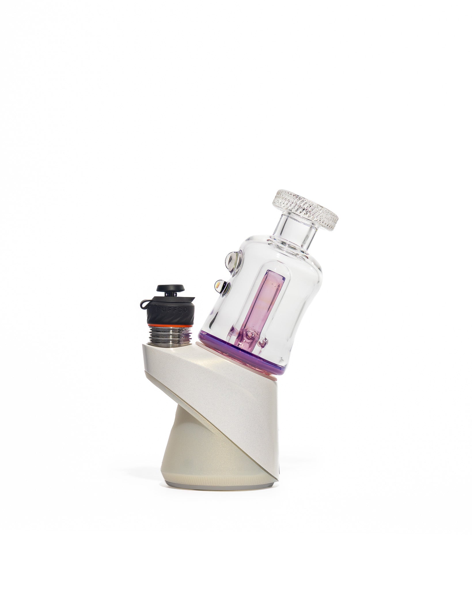 Mac White Glass - Puffco Bubbler Attachment - Stargazer