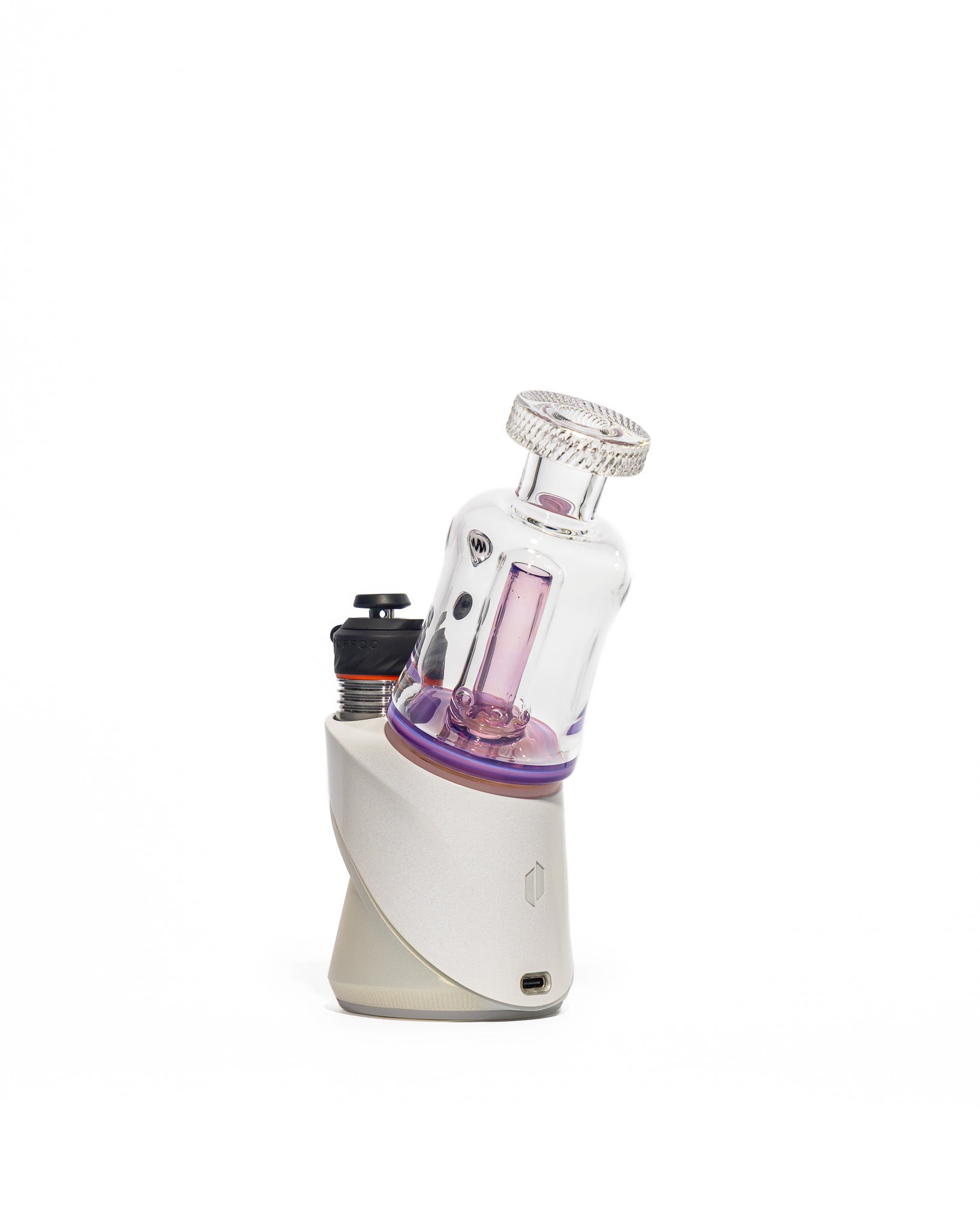 Mac White Glass - Puffco Bubbler Attachment - Stargazer