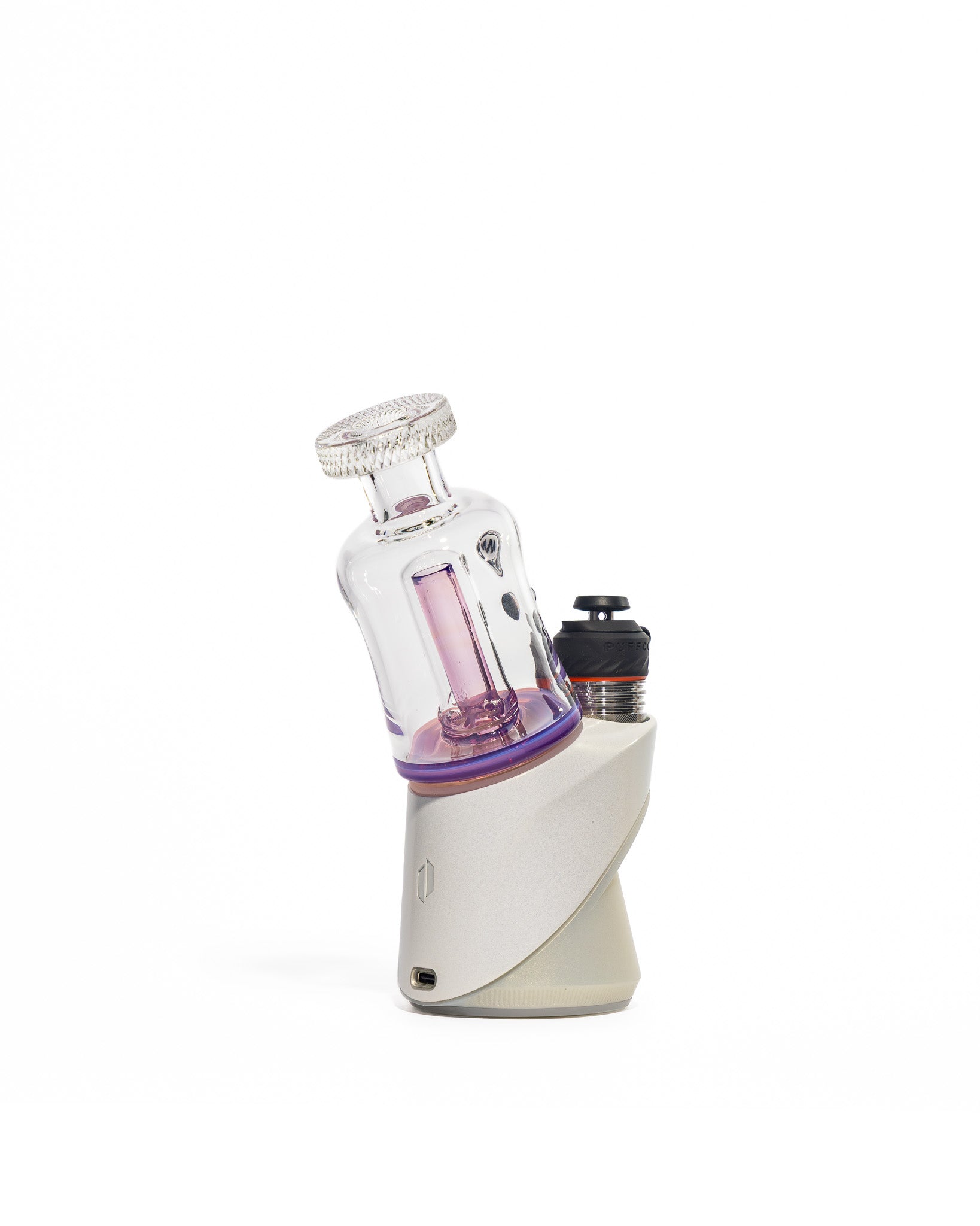 Mac White Glass - Puffco Bubbler Attachment - Stargazer