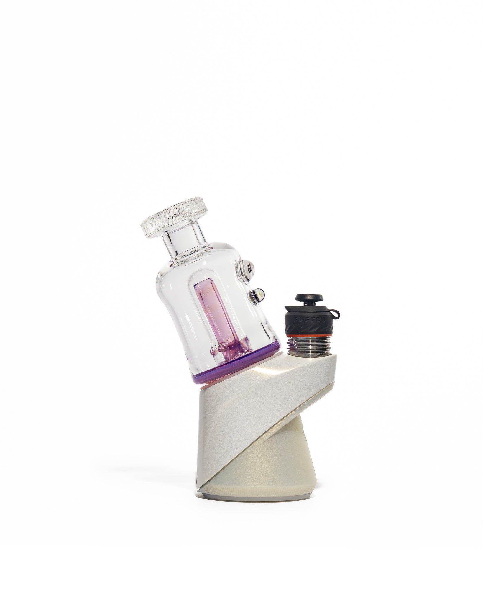 Mac White Glass - Puffco Bubbler Attachment - Stargazer