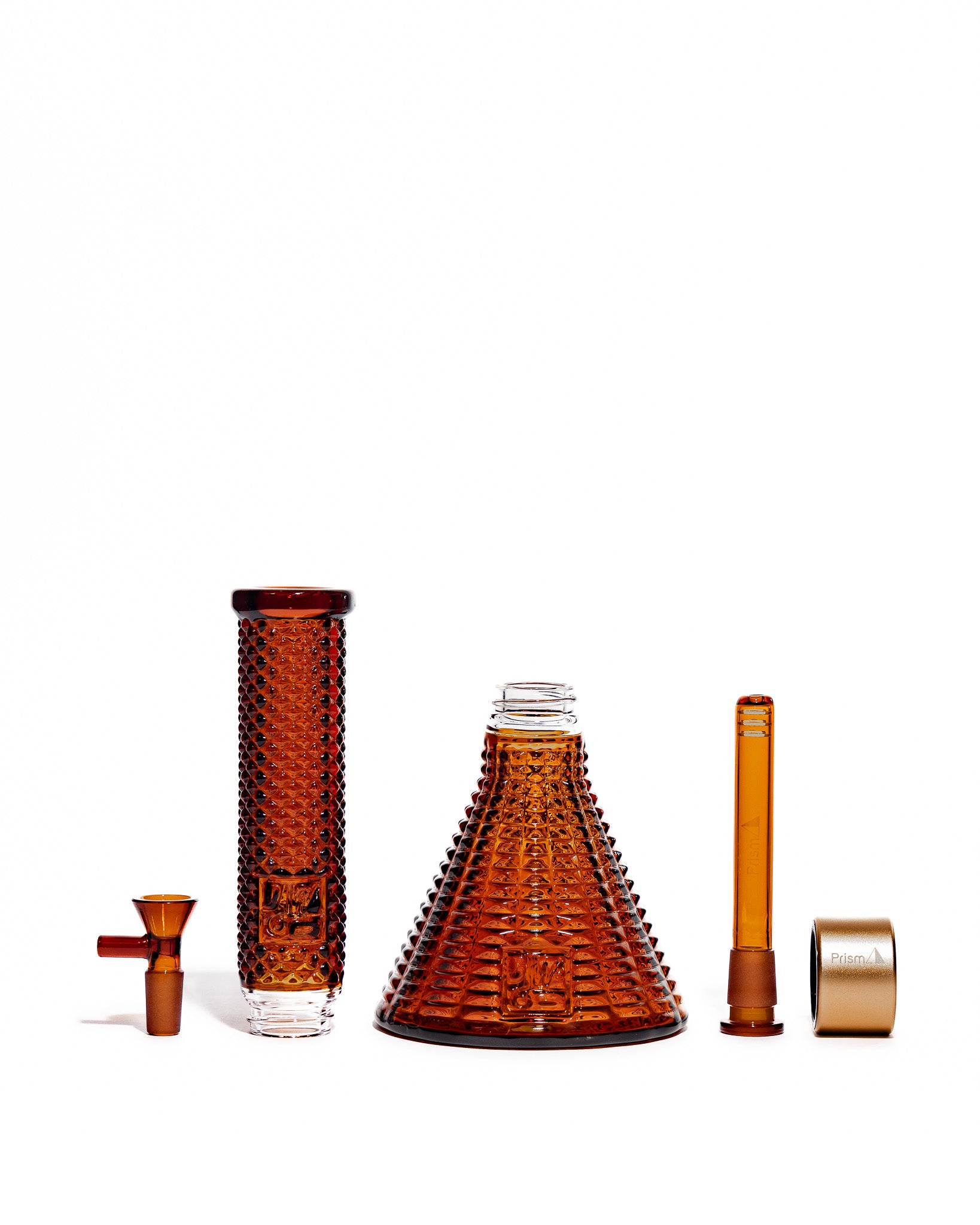 Prism Water Pipes - Jane West Twenties MINI Standard Beaker - Amber