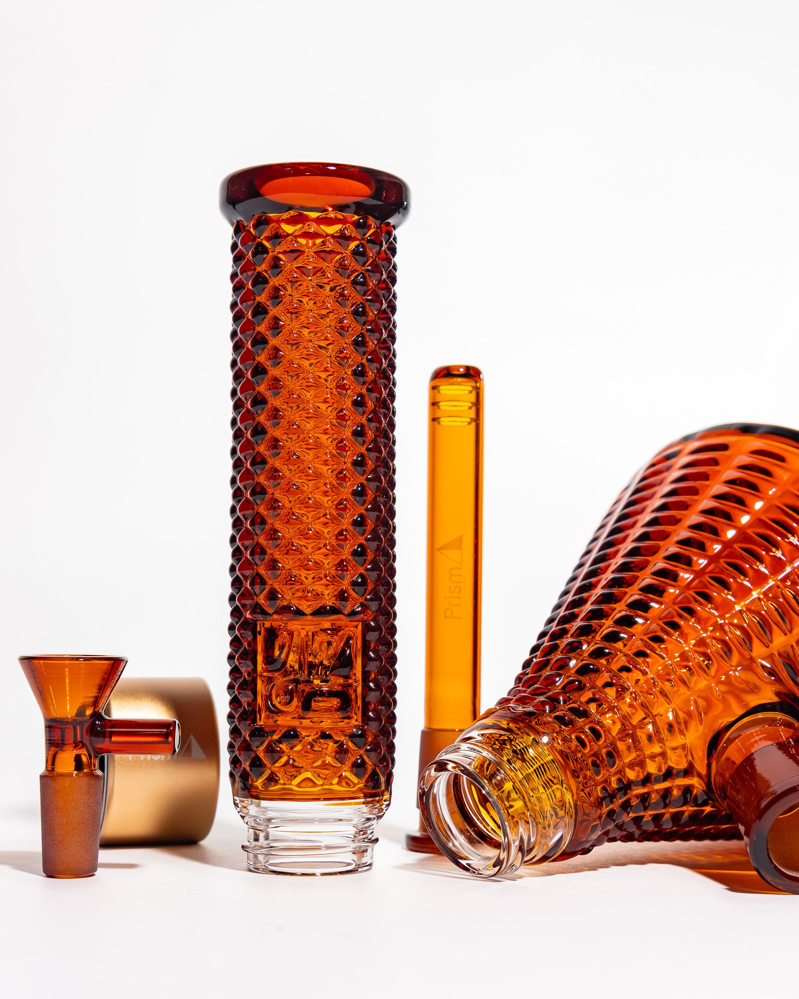 Prism Water Pipes - Jane West Twenties MINI Standard Beaker - Amber