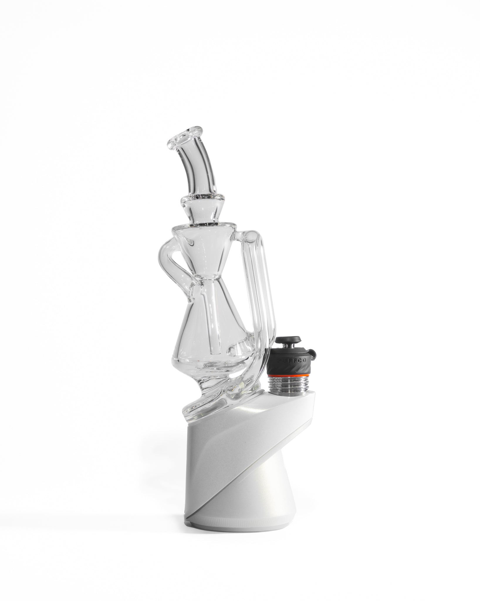 Greek Glass - Puffco Recycler Attachment - Clear