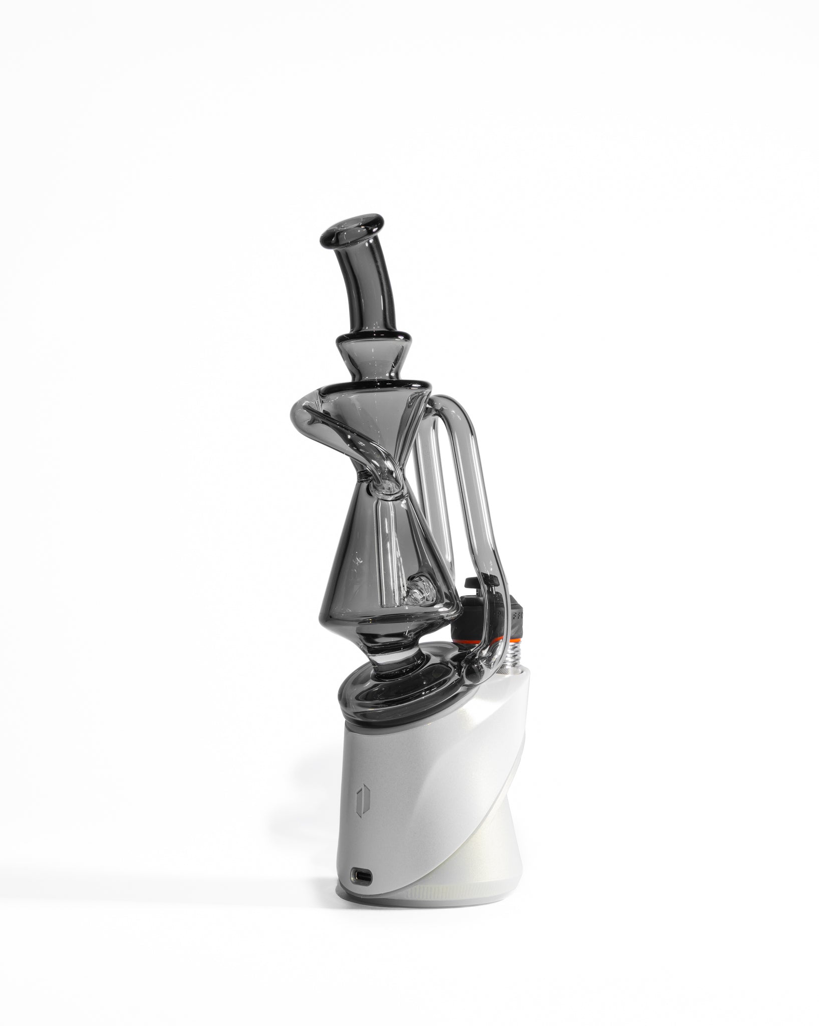 Greek Glass - Puffco Recycler Attachment - Smoke Gray