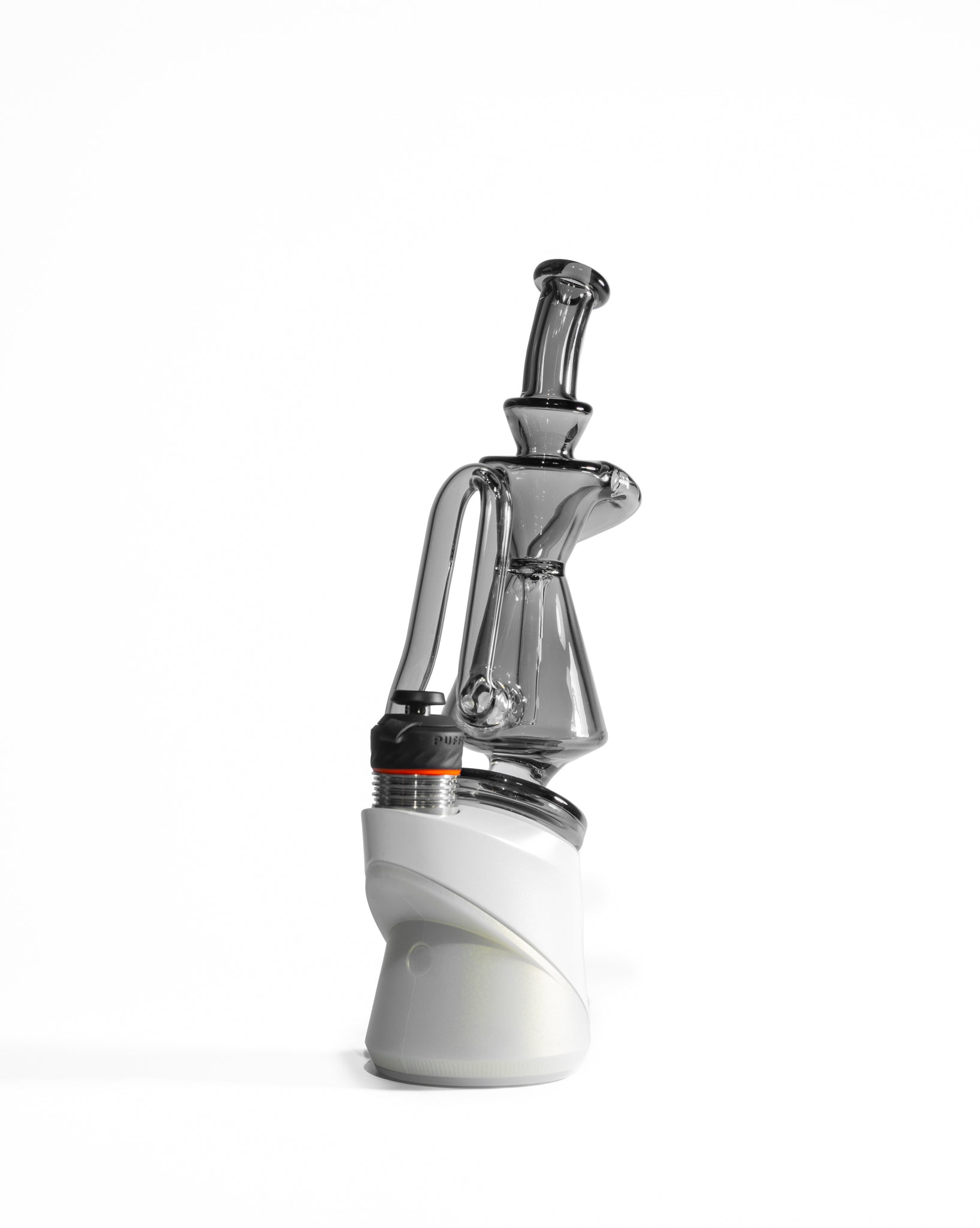 Greek Glass - Puffco Recycler Attachment - Smoke Gray