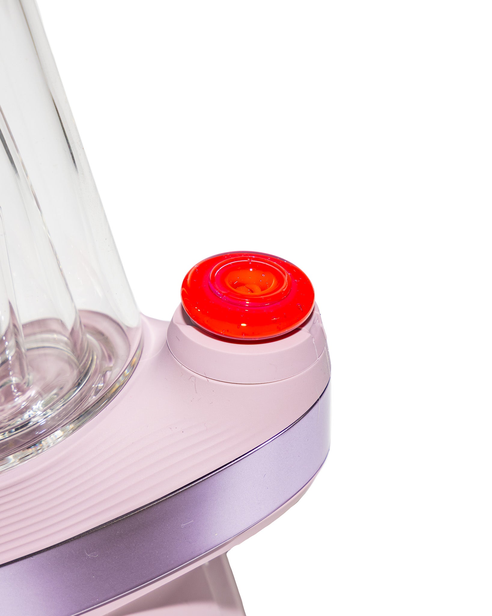 Bradley Miller Glass - Puffco Joystick Spinner - NS Yellow over Cherry #2