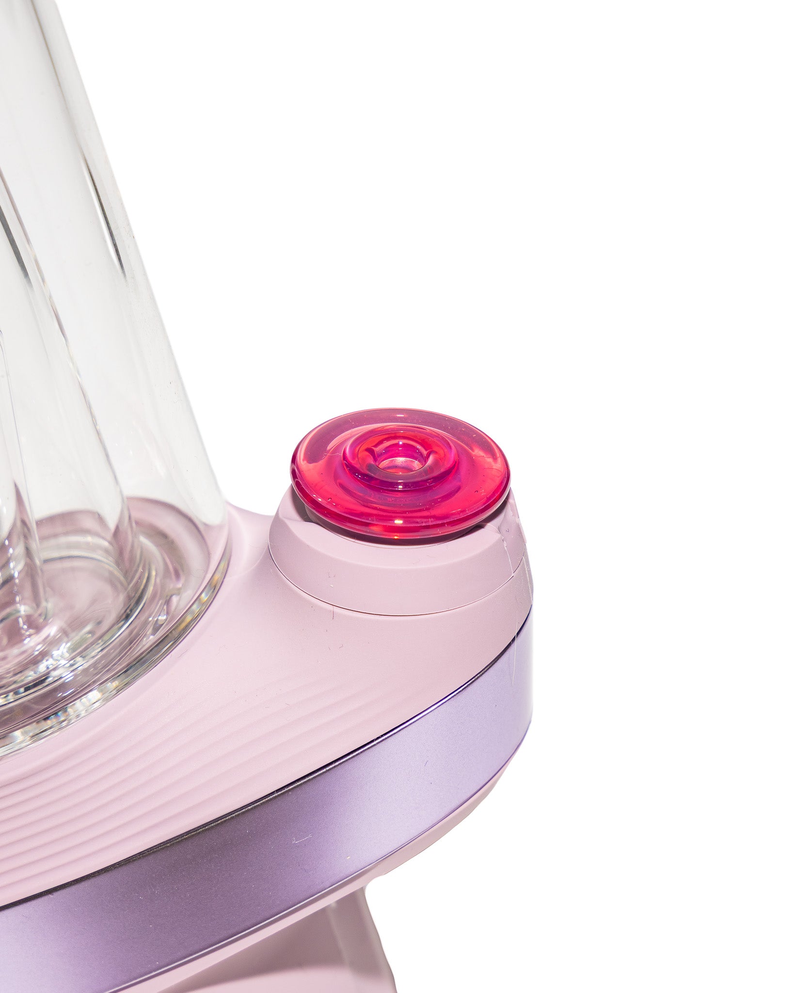 Bradley Miller Glass - Puffco Joystick Spinner - Gold Ruby