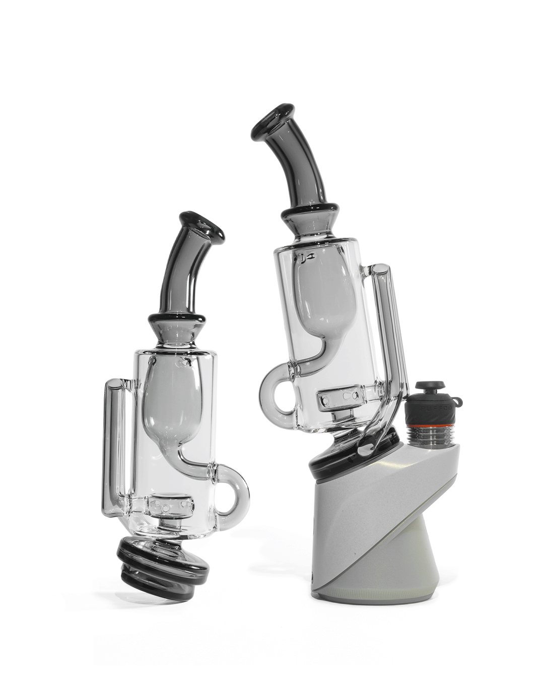 Greek Glass - Puffco Klein Attachment - Smoke Gray