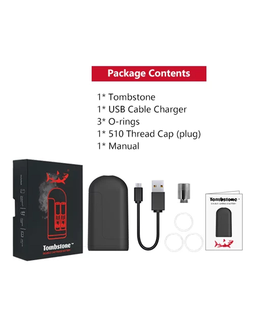 Hamilton Devices - Tombstone™ Battery (Matte Black)