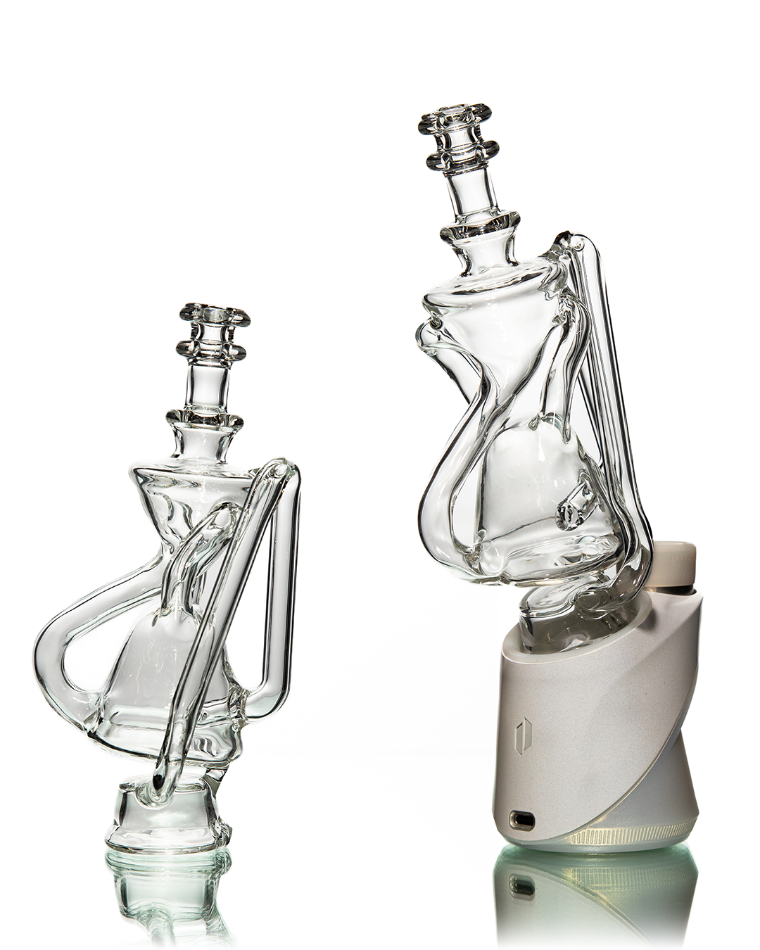 ManChild Glass - Puffco Duel Floater - Clear