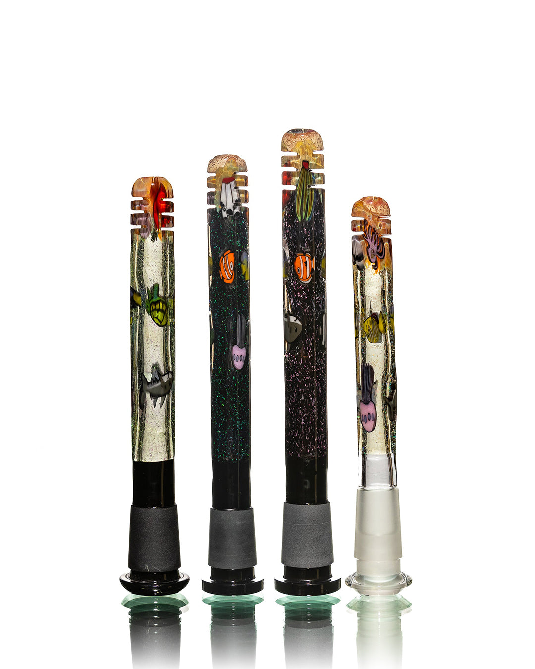 Dave Strobel - (18/14) Downstems "Dichro Sea" - Black