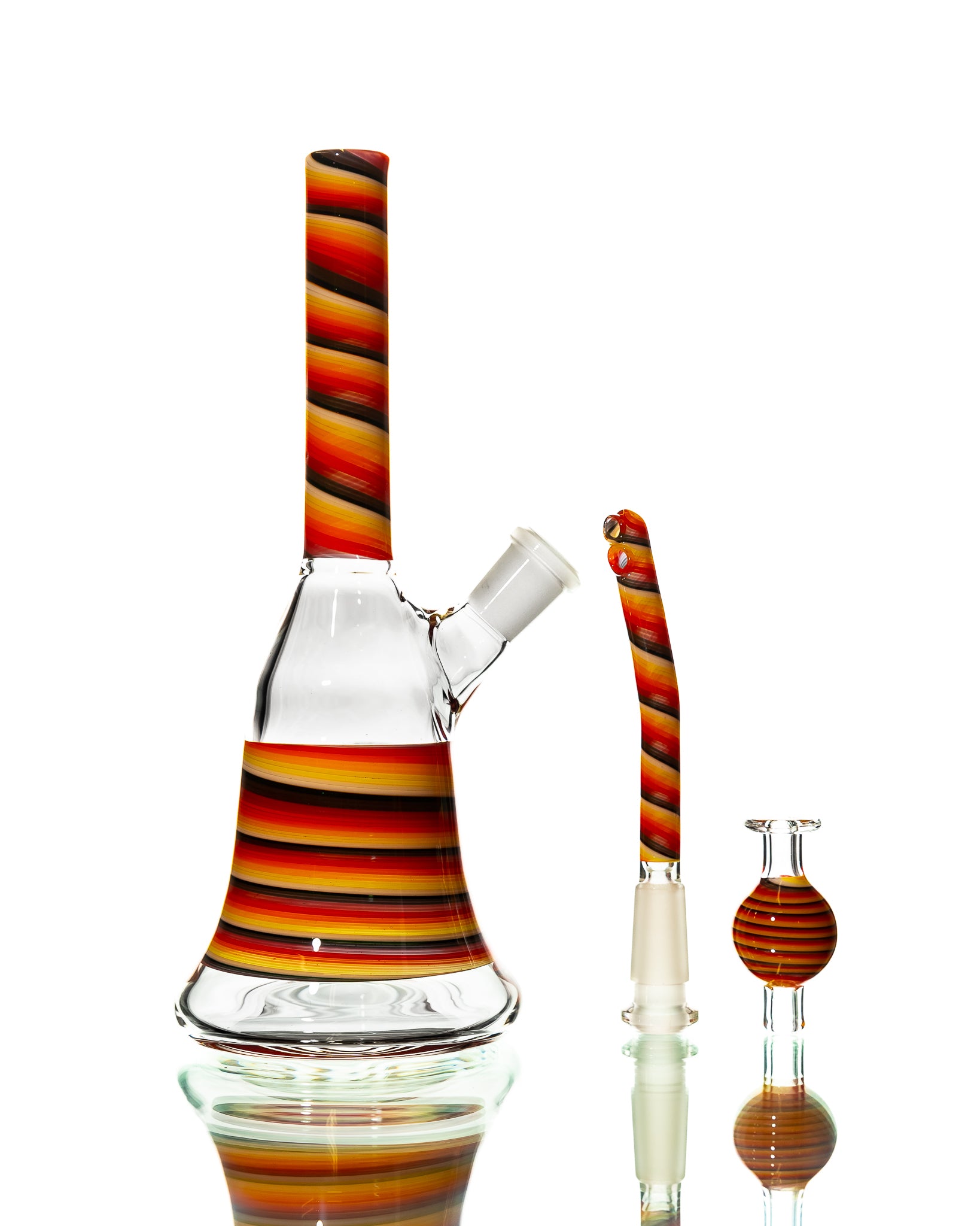 Chuey - Jammer - Clear & Orange Stripes