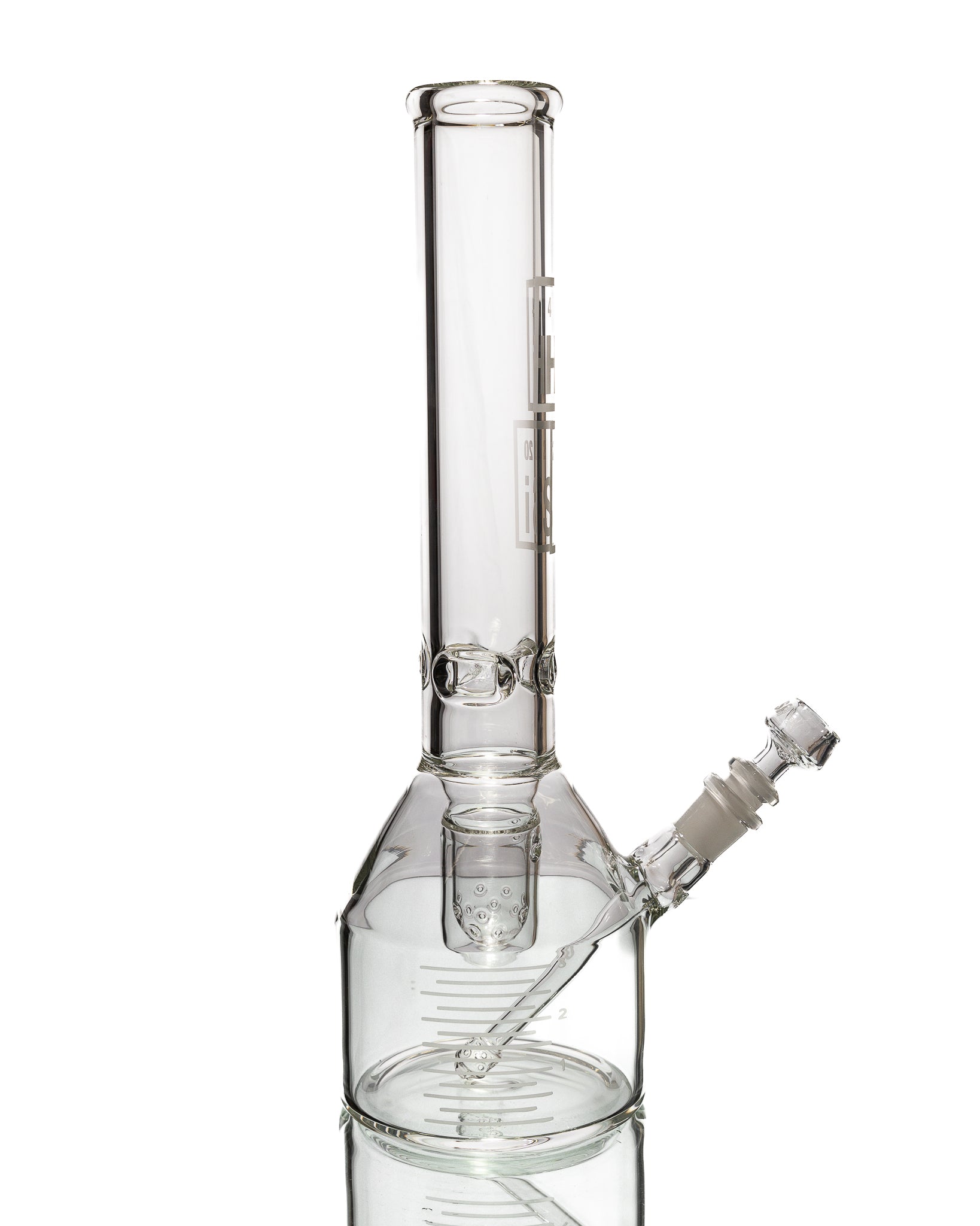 HiSi Glass - 15" Double U Perc Beaker