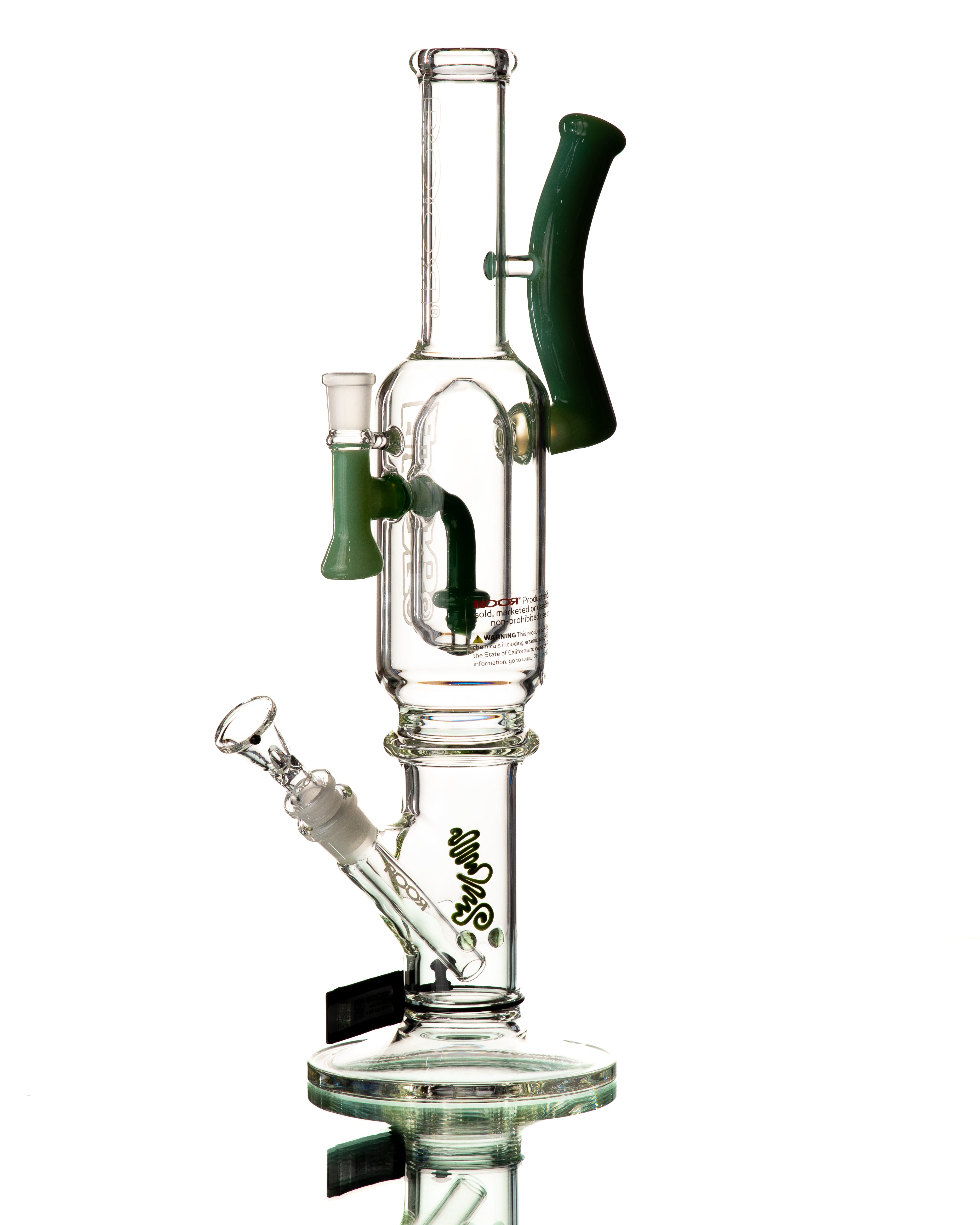 ROOR - 16" X 1130 Straight Tube - Clear & Green