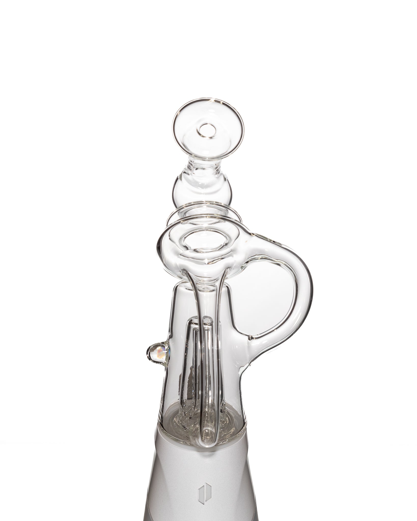 Eternal Flameworks - Clear Crushed Opal Excelsior Puffco Recycler