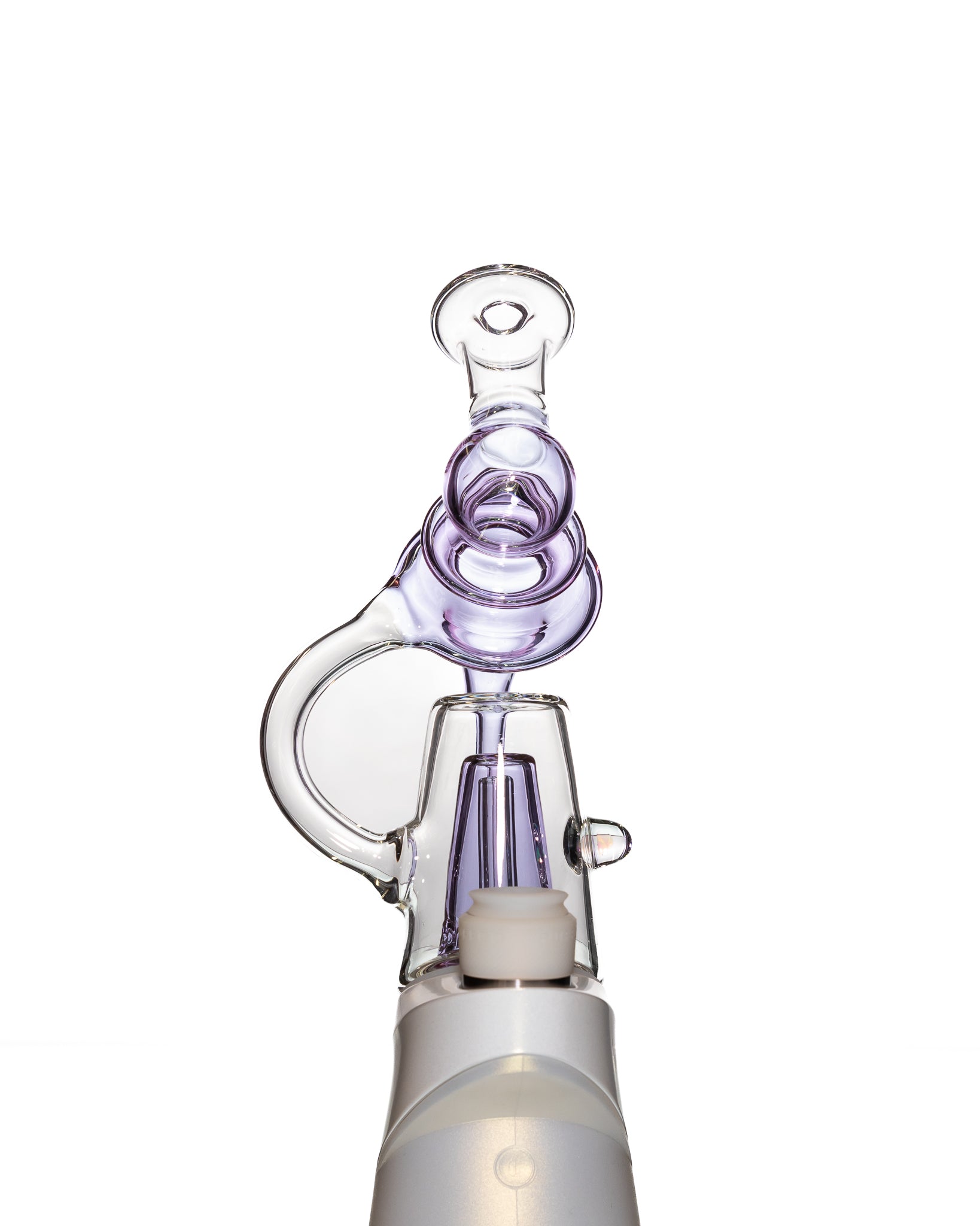 Eternal Flameworks - Purple Crushed Opal Excelsior Puffco Recycler