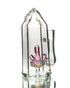 Digger Glass - Pink/Clear Crystal Bubbler