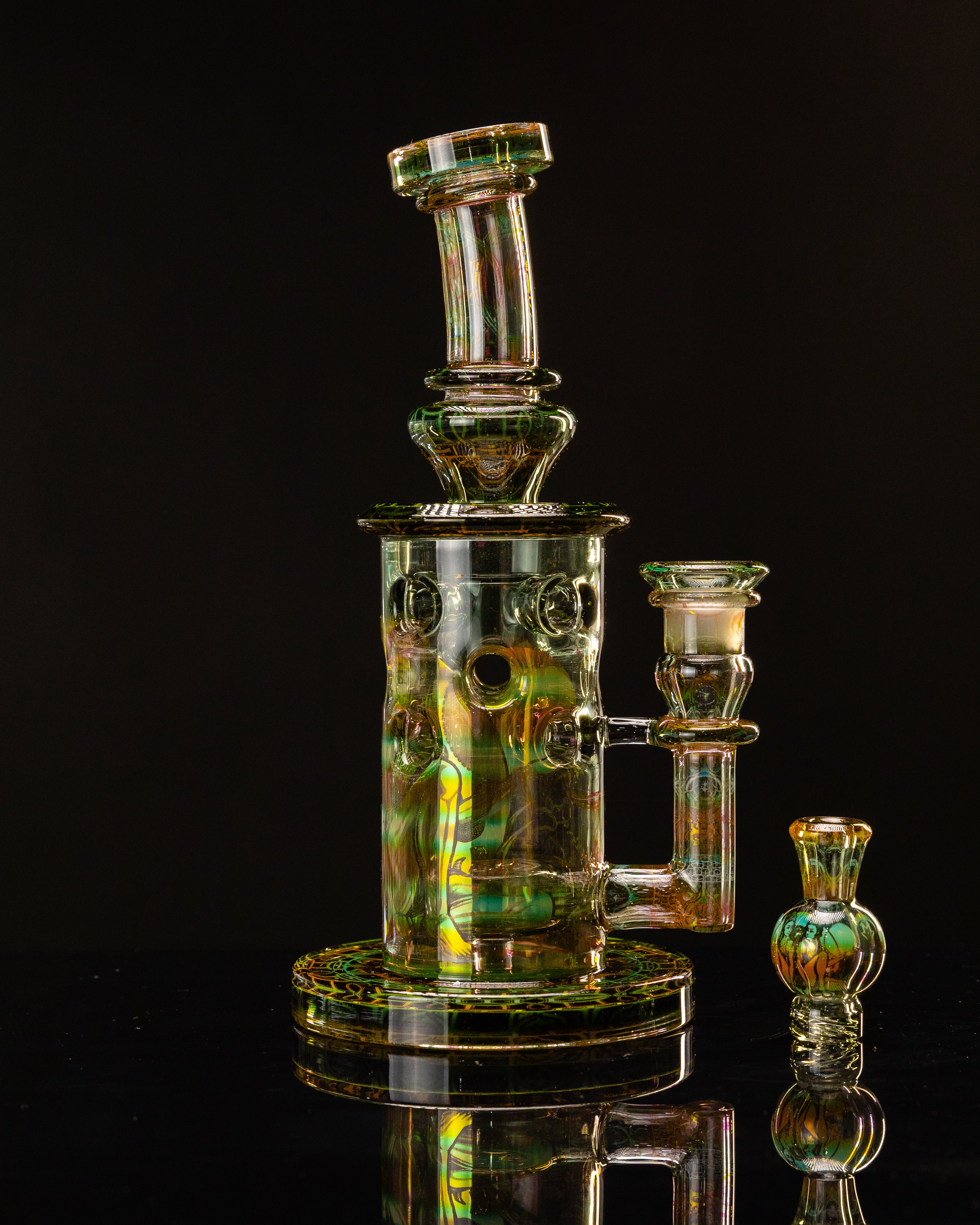 Mothership Glass - Gemini Series - Straight Fab Jammer (CFL)