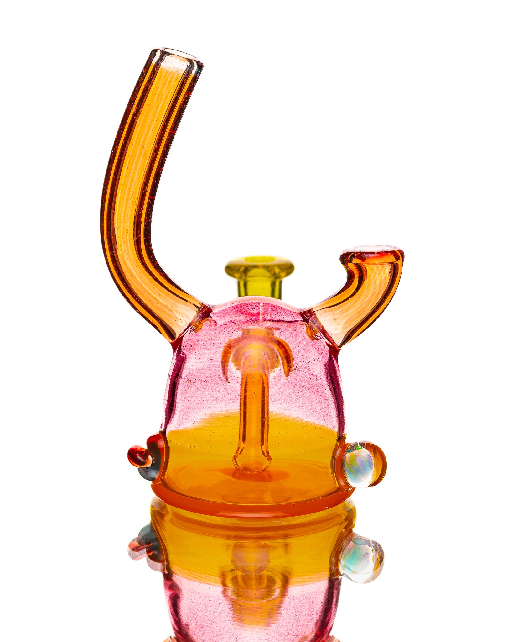 Lerk the World - Head Jammer - Gold Ruby & Transparent Orange (CFL)