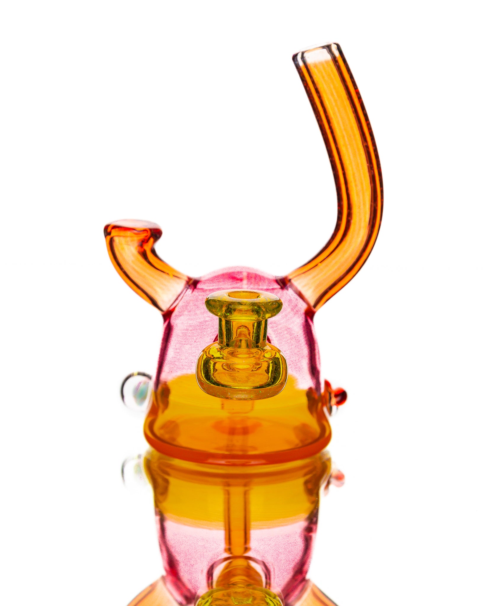 Lerk the World - Head Jammer - Gold Ruby & Transparent Orange (CFL)