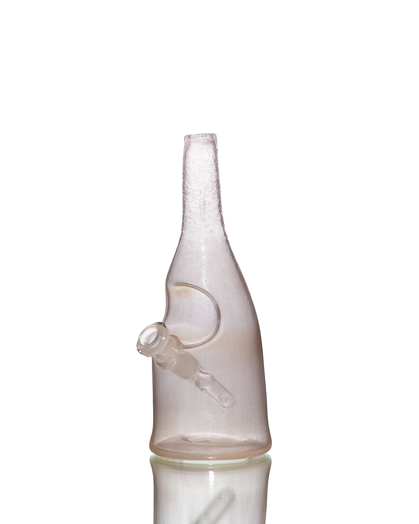 Costa Glass - Frosted White Sake Bottle Bubbler