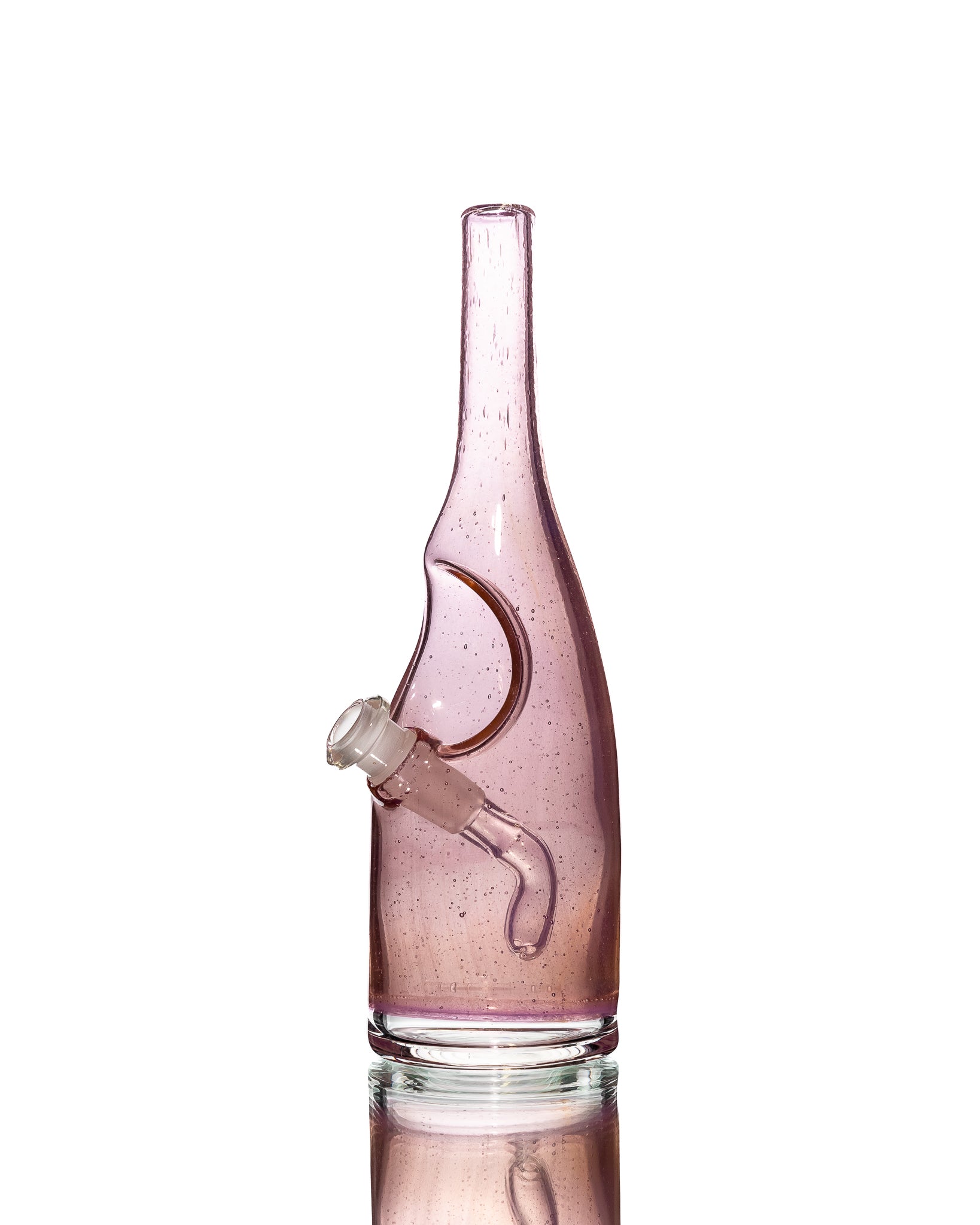 Costa Glass - Sake Bottle Bubbler - Purple – Prism Smoke Shop