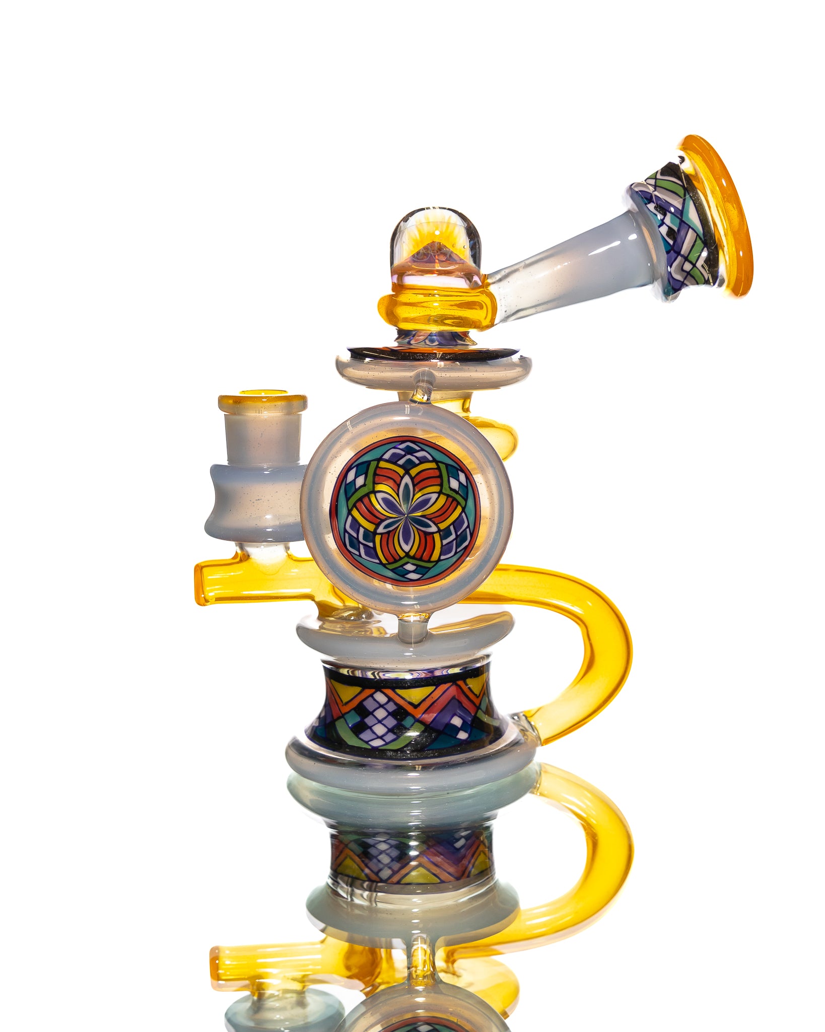 Freeek Glass - Single Uptake Terpcycler - Orange & Blue