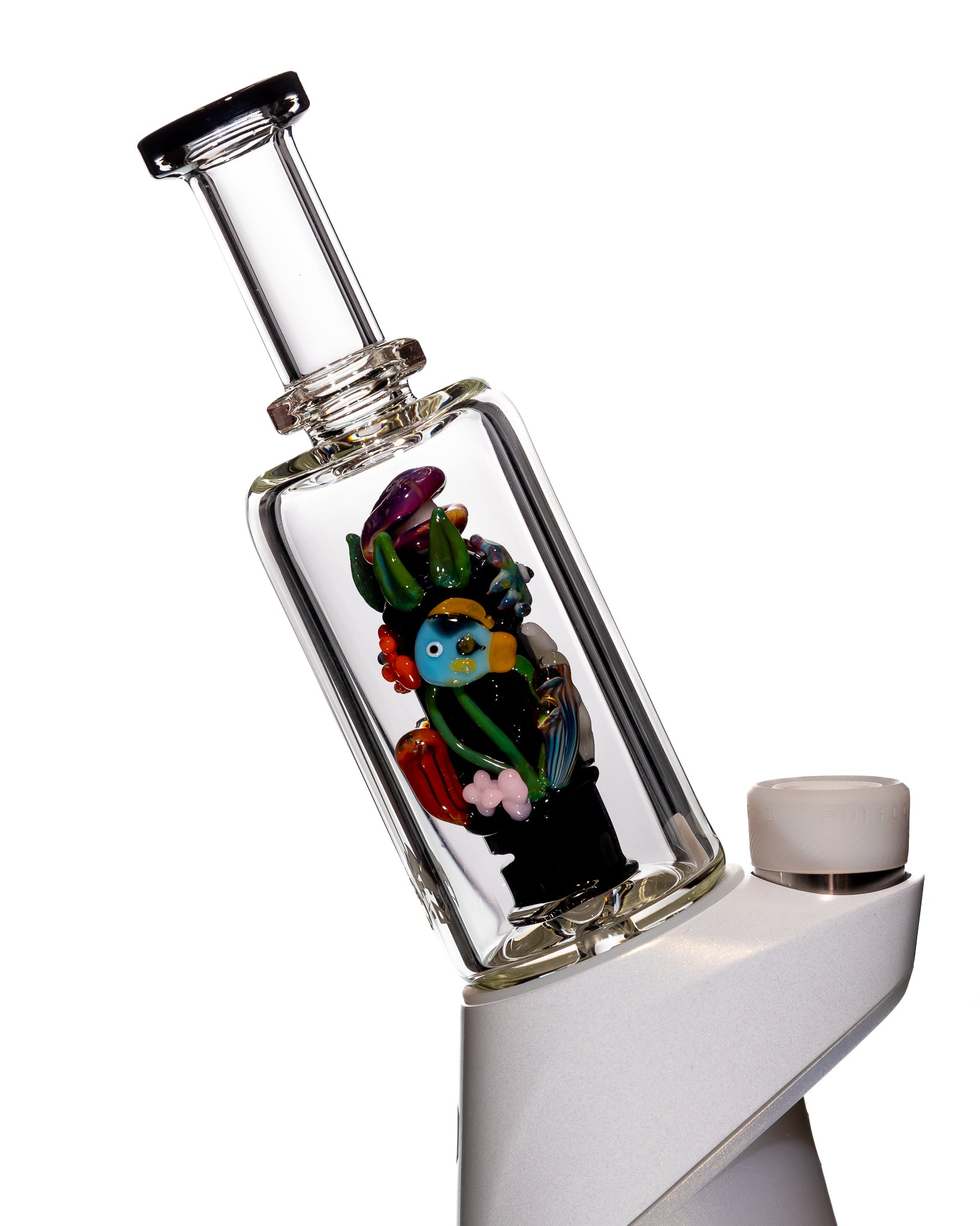 Empire Glassworks - Puffco Top - "Save the Seas" (UV)