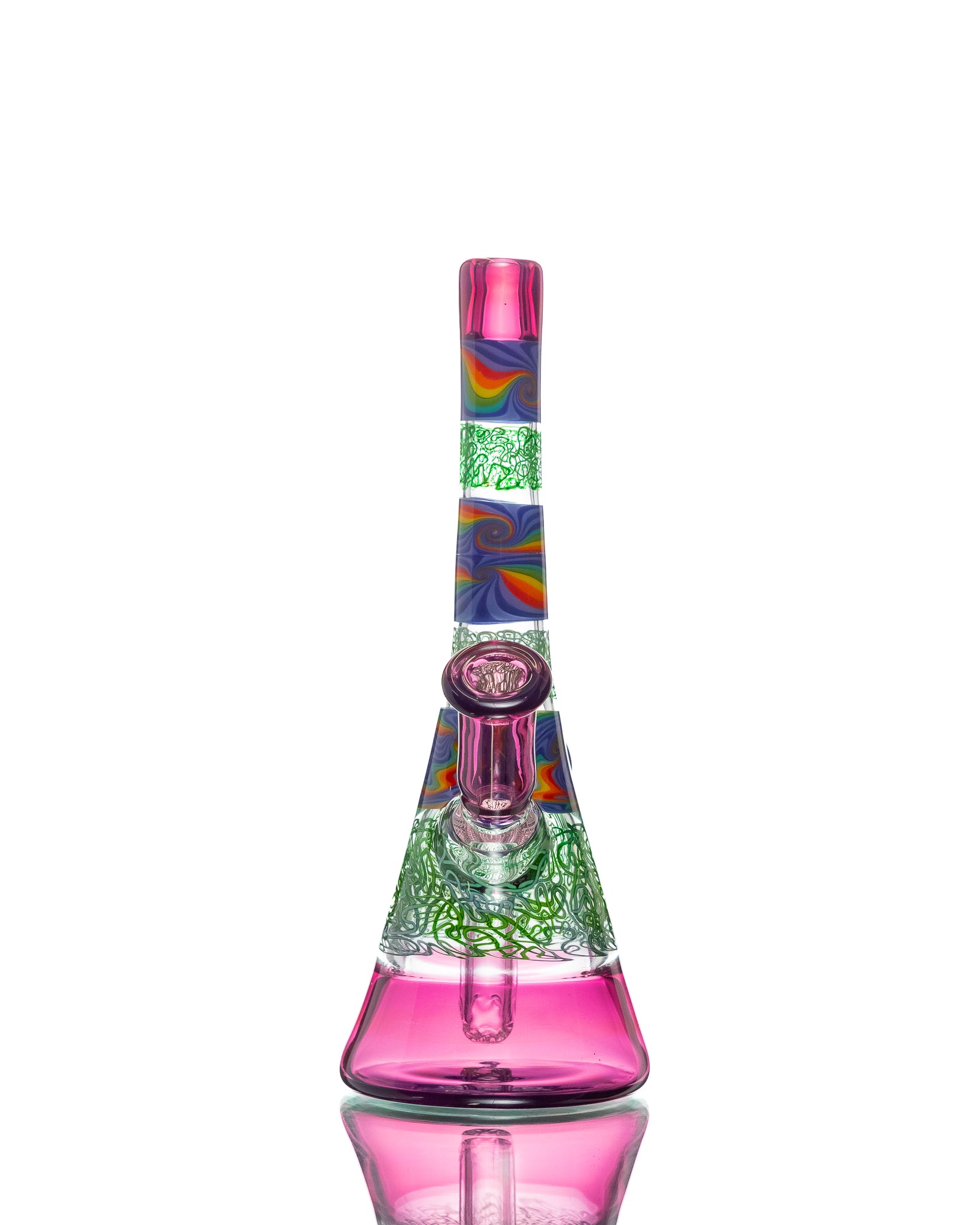 Chuck B - Squiggletech Rig - Pink & Green (UV)