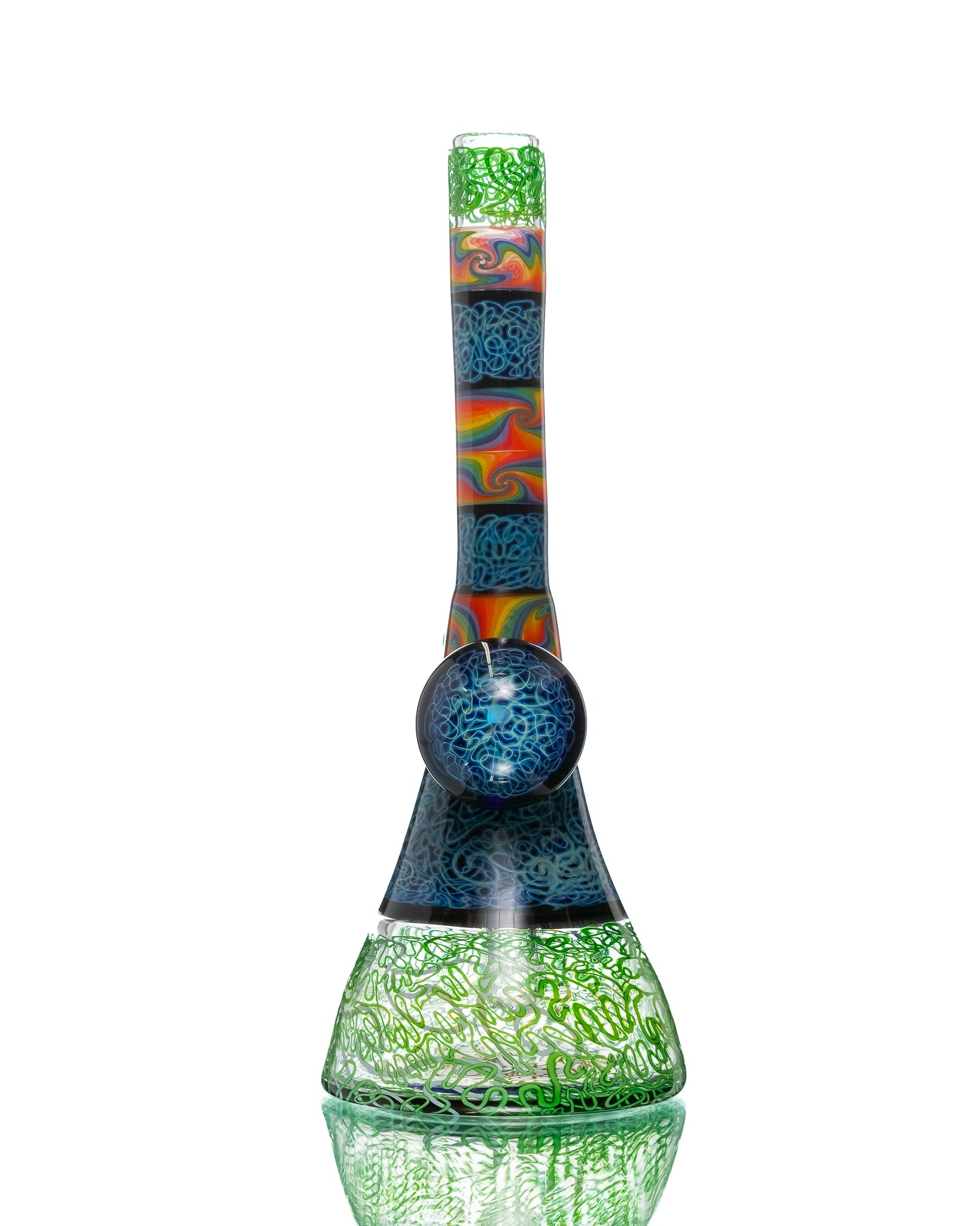 Chuck B - Squiggletech Jammer - Green & Rainbow (UV)