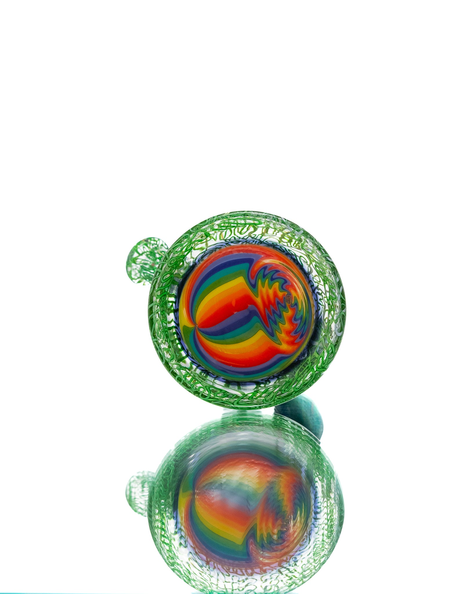 Chuck B - Green/Rainbow Squiggletech Rig [UV]
