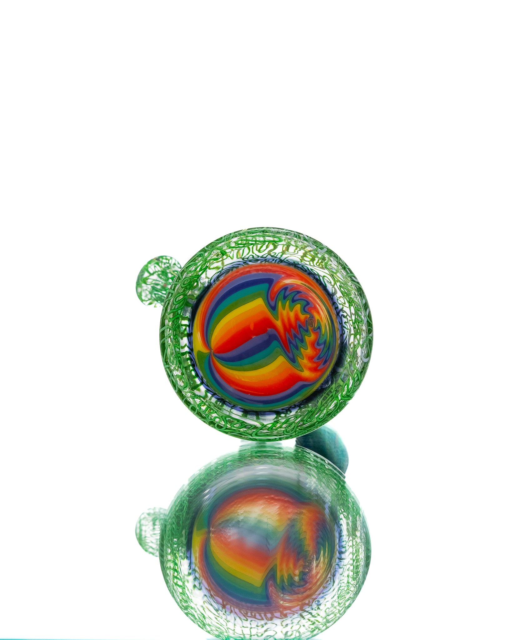 Chuck B - Squiggletech Jammer - Green & Rainbow (UV)