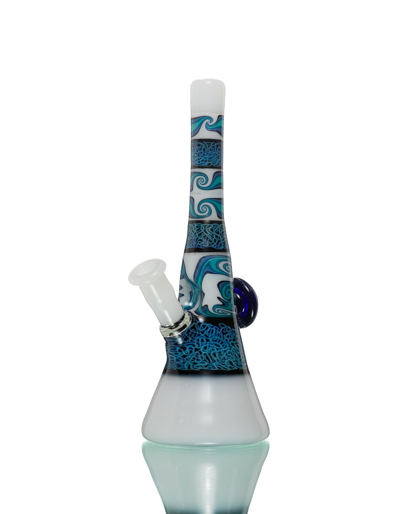 Chuck B - Squiggletech Jammer - White & Blue (UV)