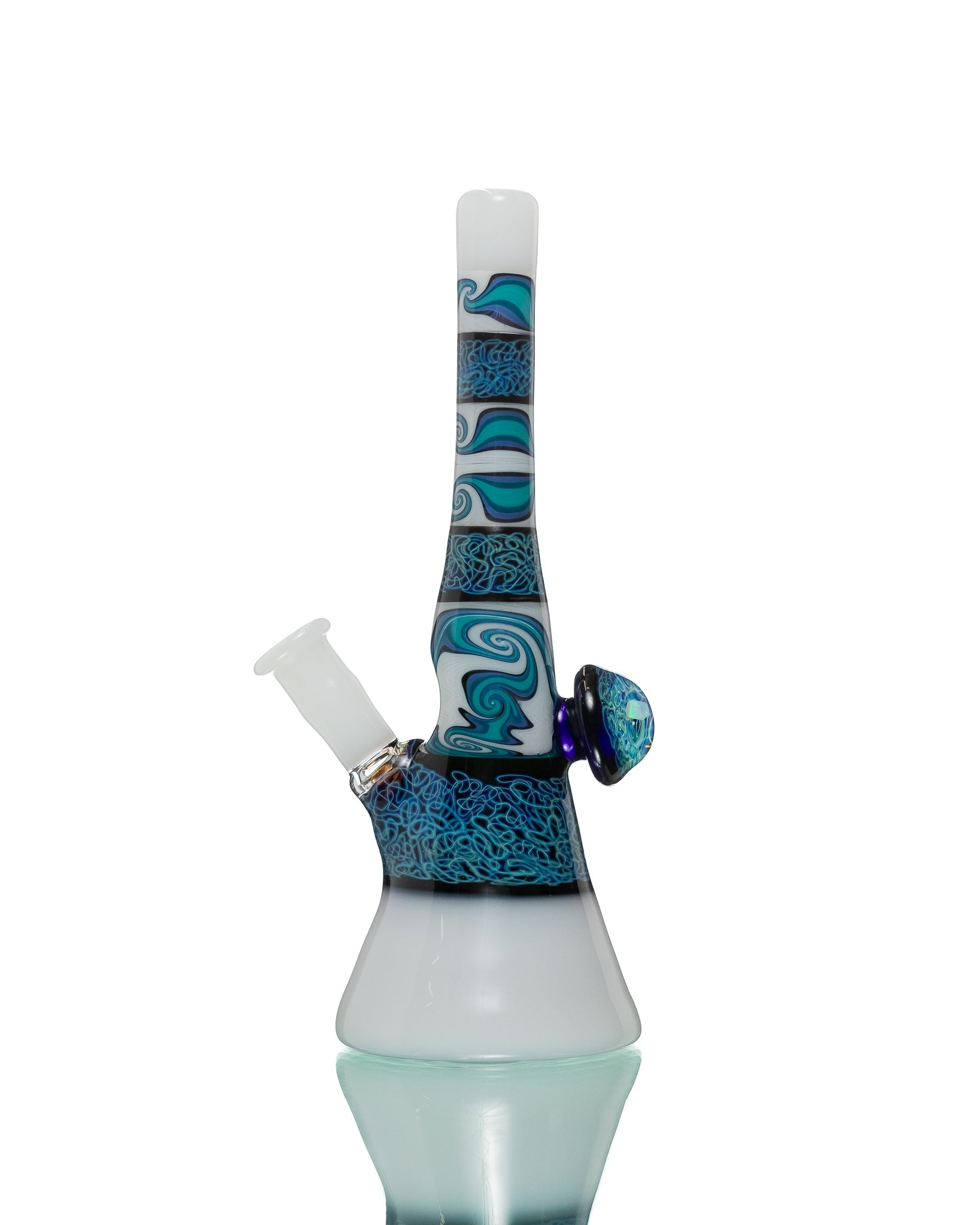 Chuck B - Squiggletech Jammer - White & Blue (UV)